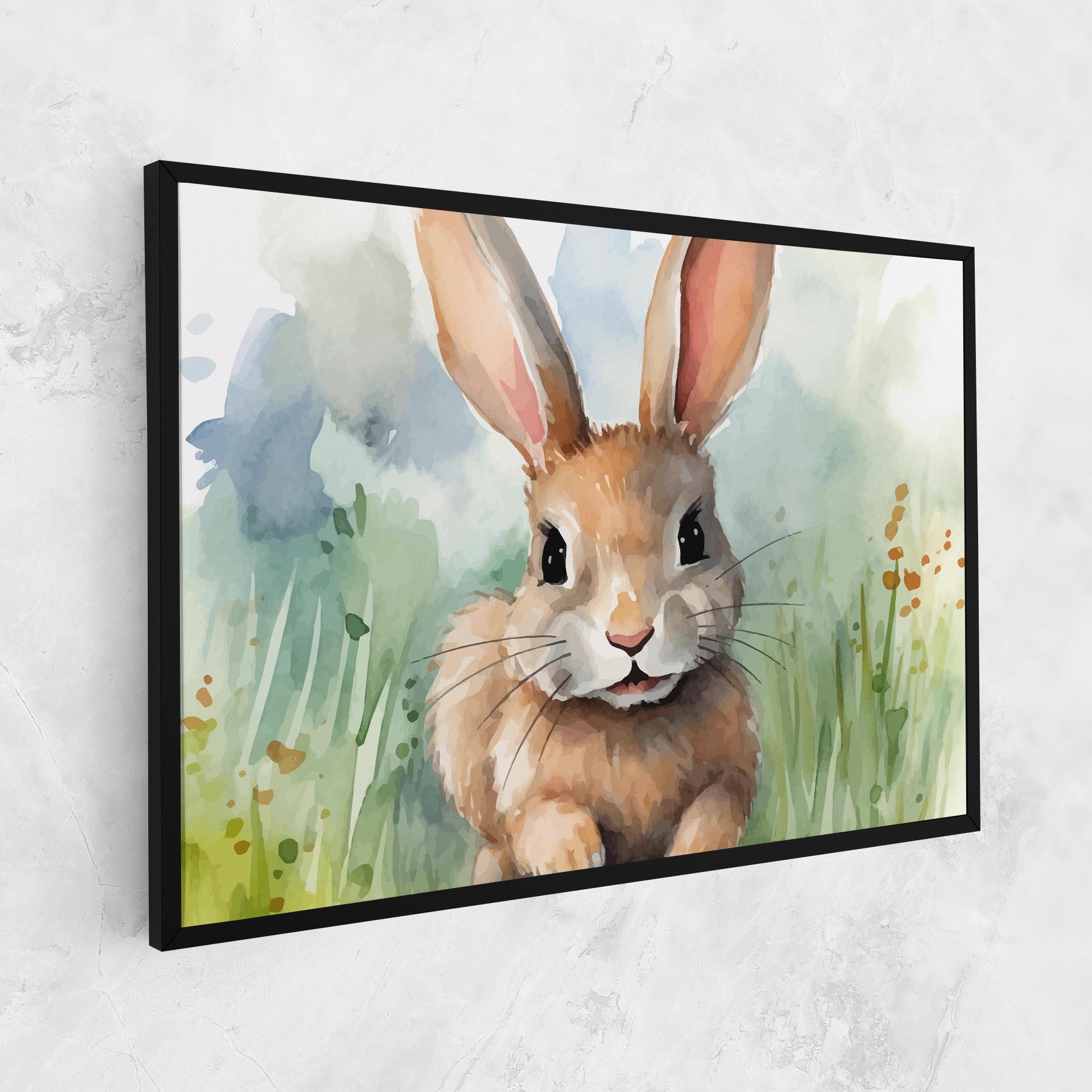 Картина на платно Brown Cream Bunny mockup 1