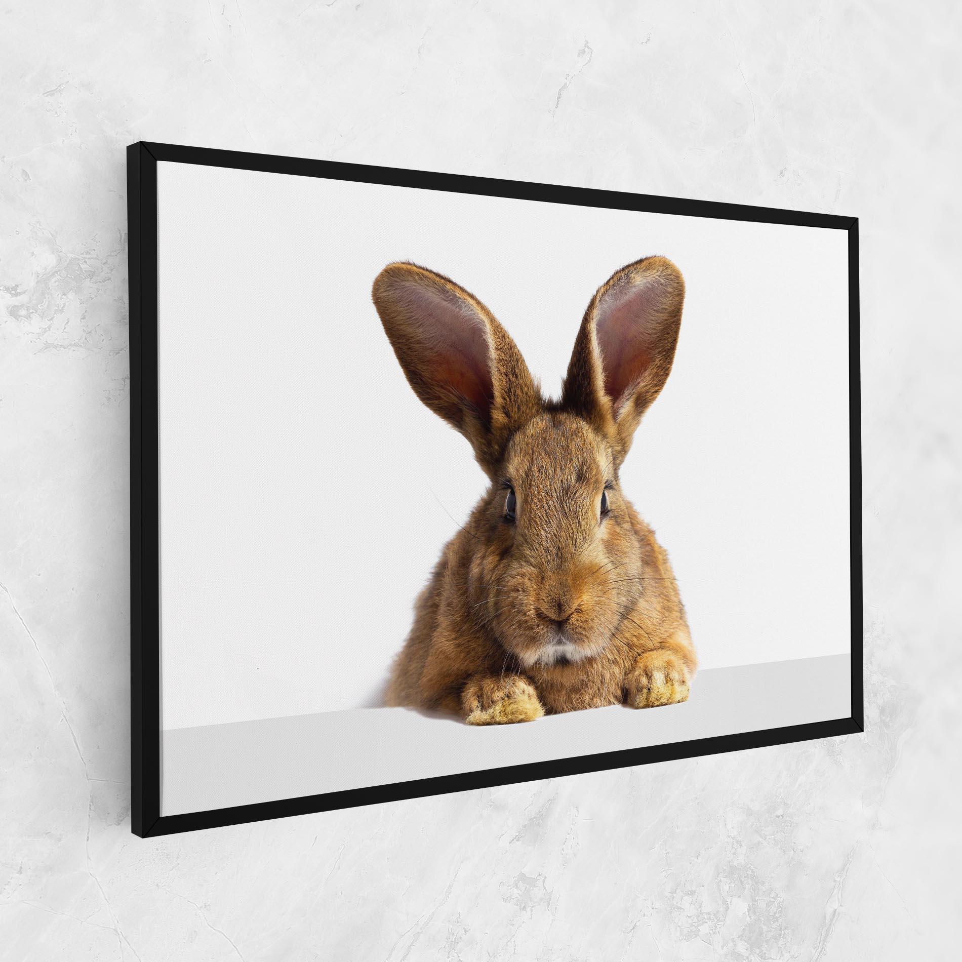 Картина на платно Brown Cute Bunny mockup 1