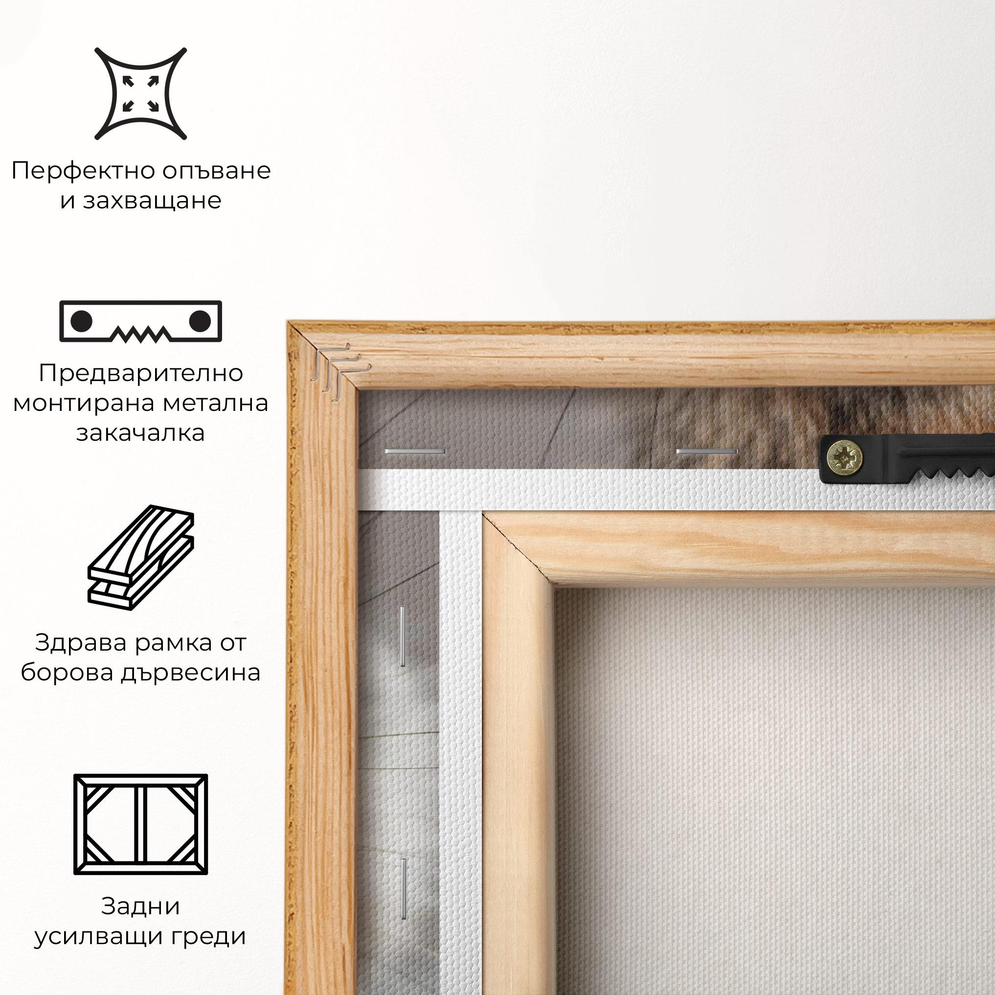 Картина на платно Close Up Bunny mockup 5