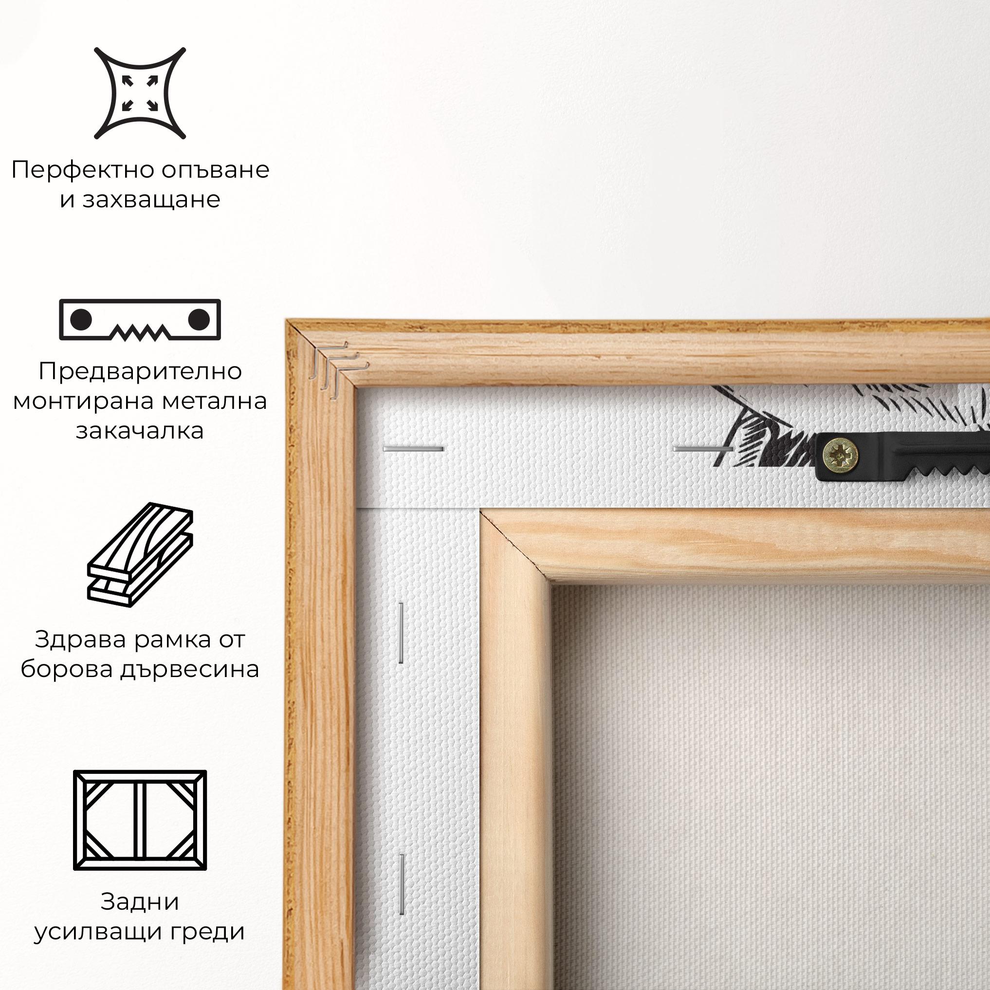 Картина на платно Cute Bunny mockup 5