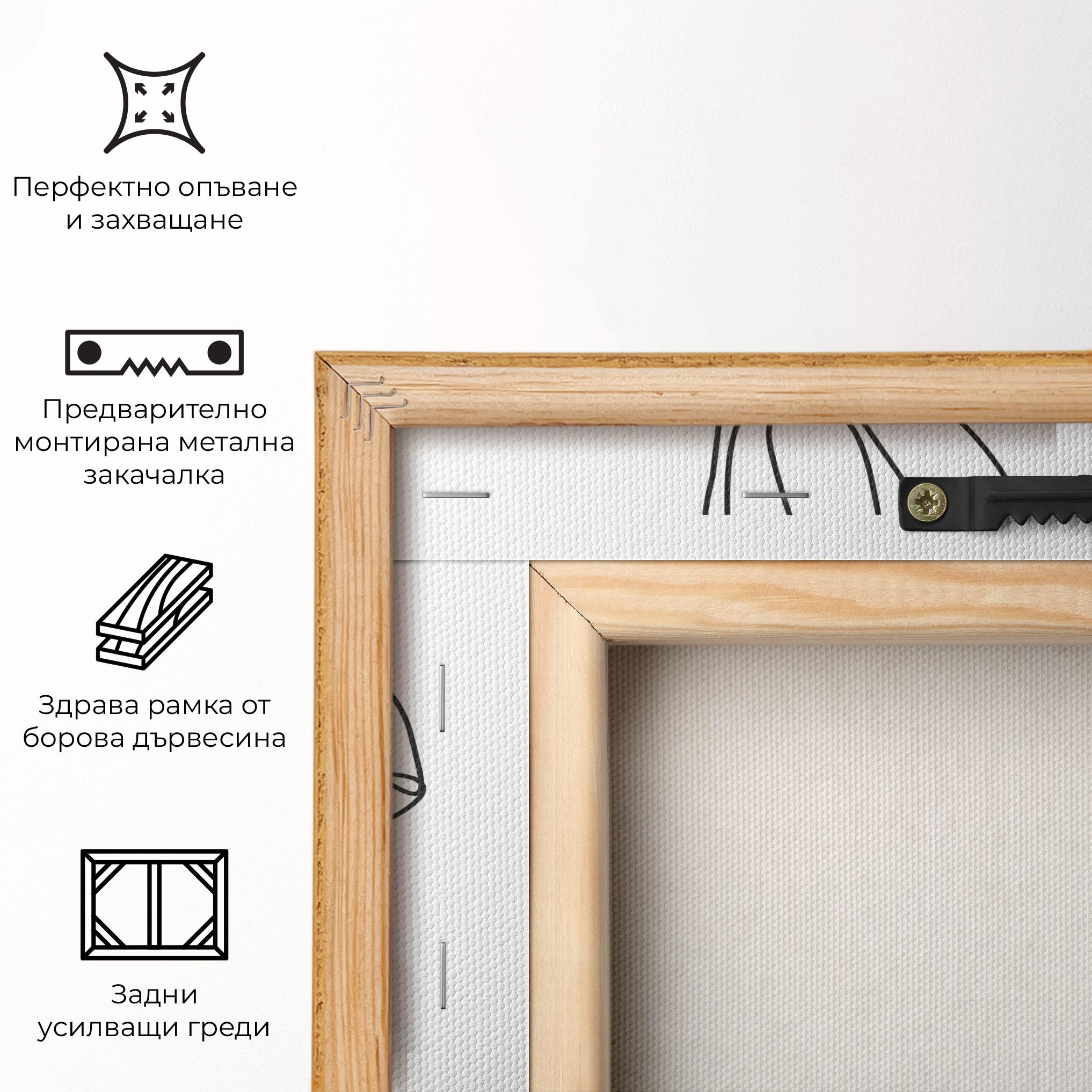 Картина на платно Cute Rabbit mockup 5