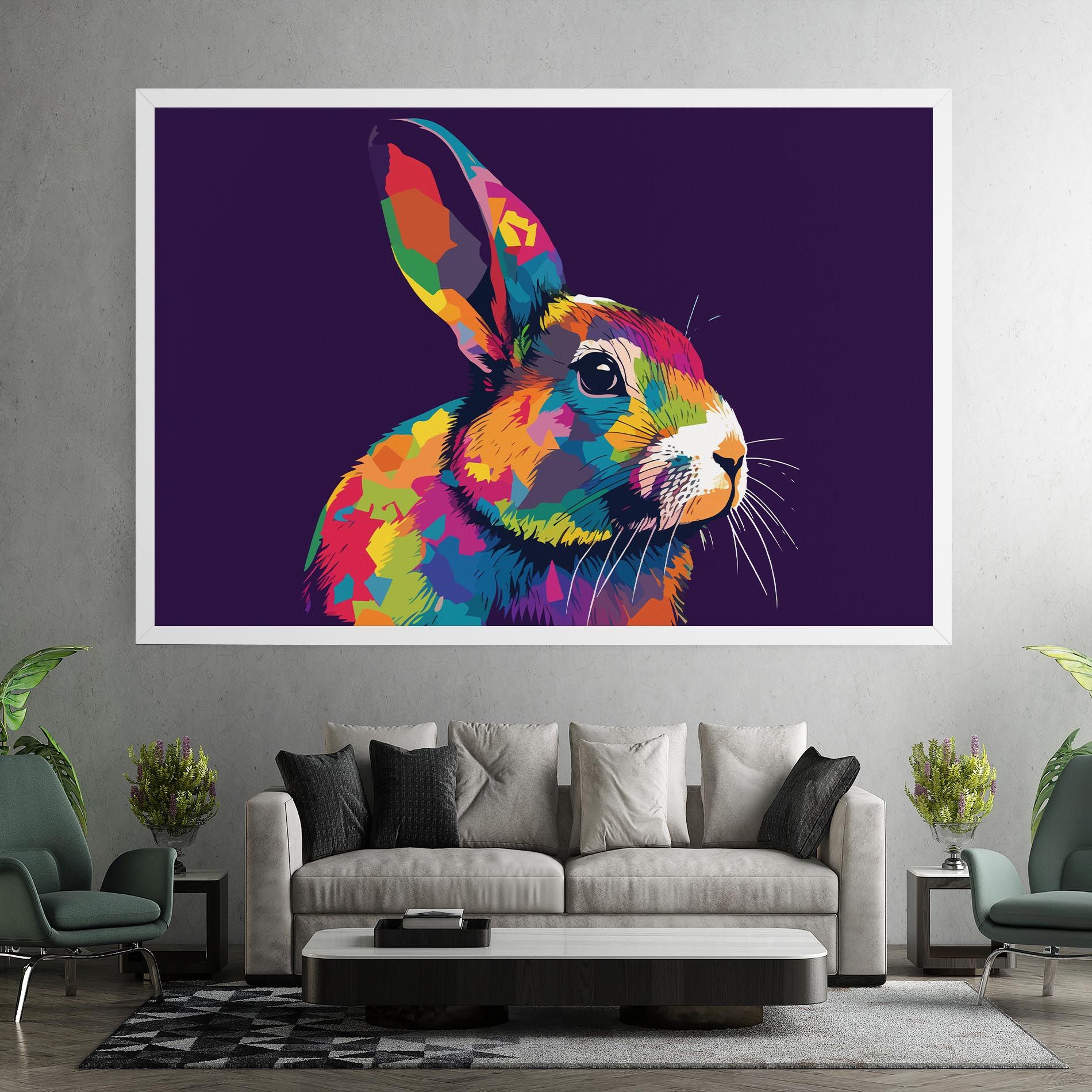 Bunny On Purple mockup 7
