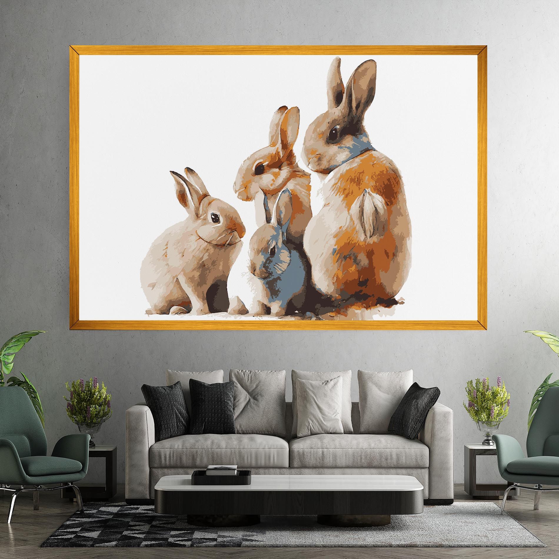 Bunny Family mockup 7