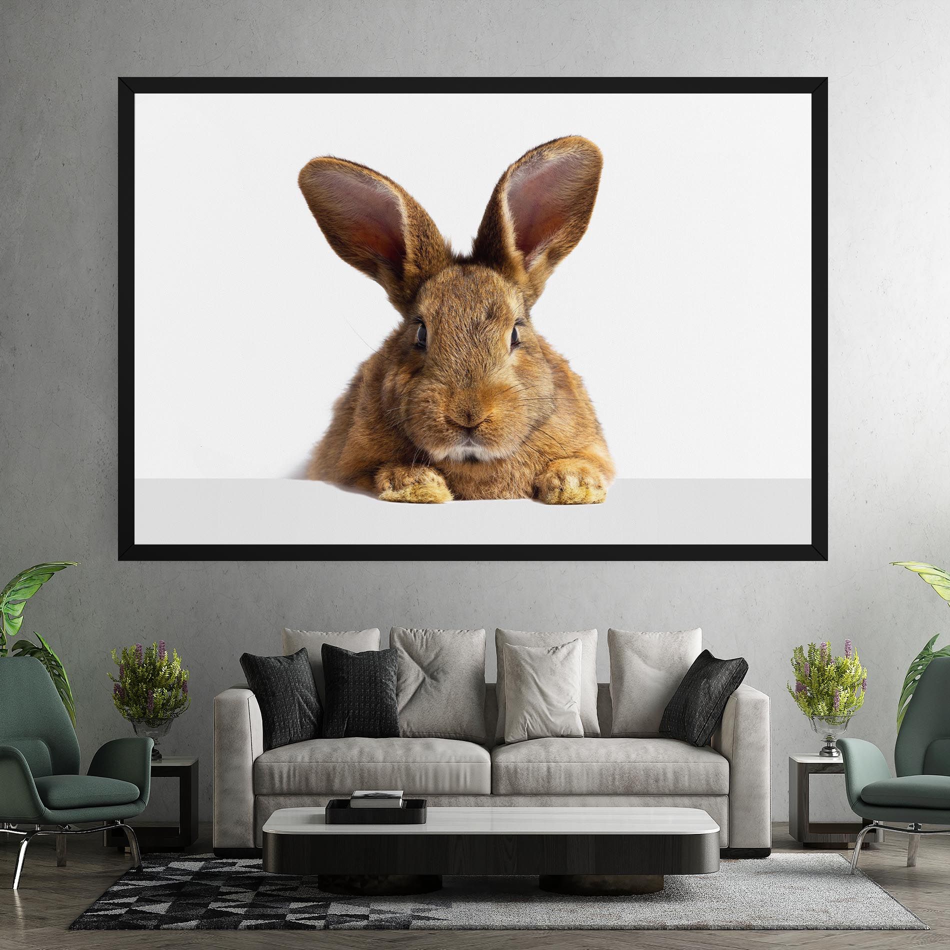 Brown Cute Bunny mockup 7