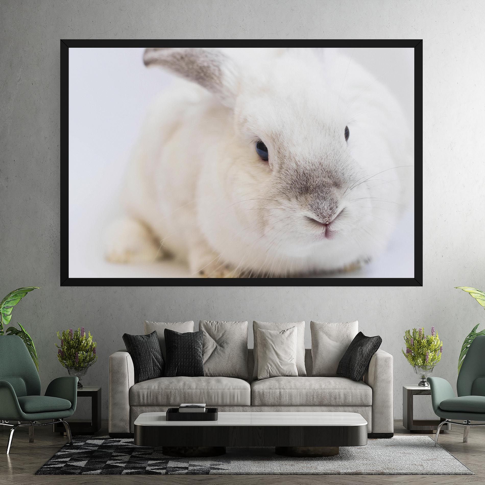 Light Grey Bunny mockup 7