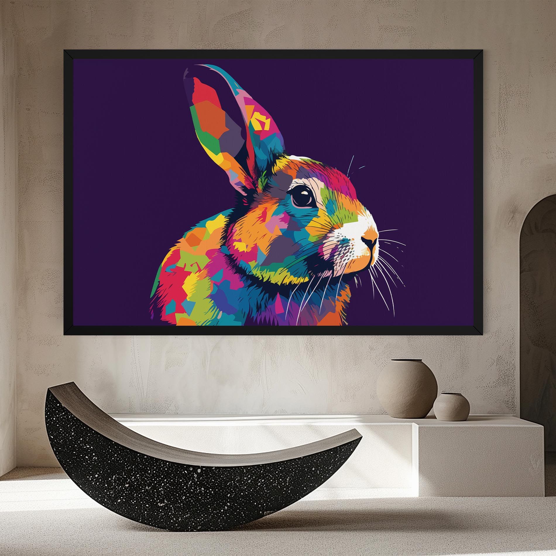 Bunny On Purple mockup 8