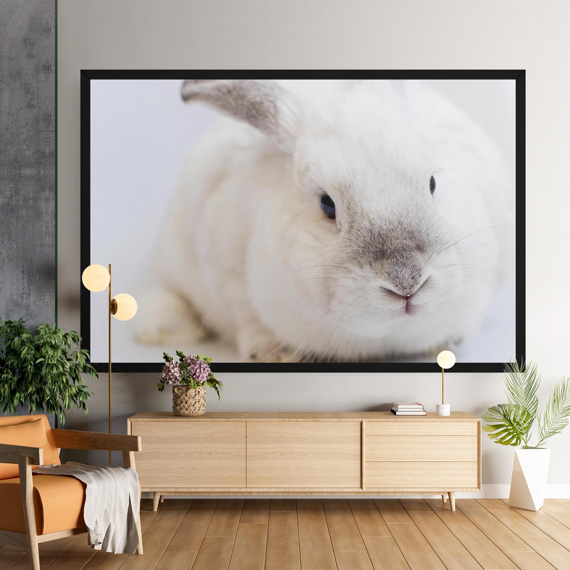Light Grey Bunny mockup 9