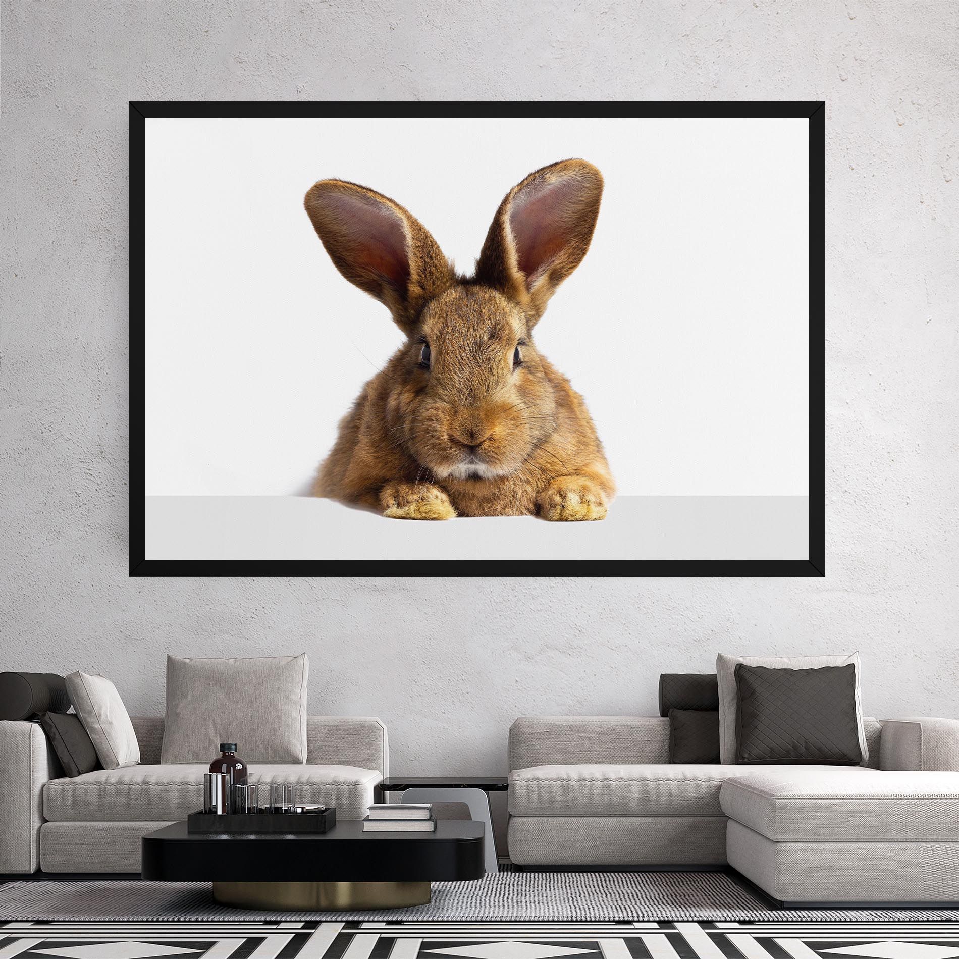 Brown Cute Bunny mockup 2