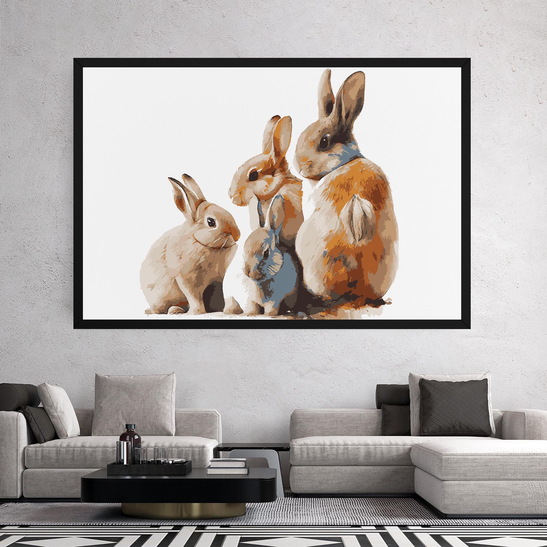 Bunny Family mockup 2
