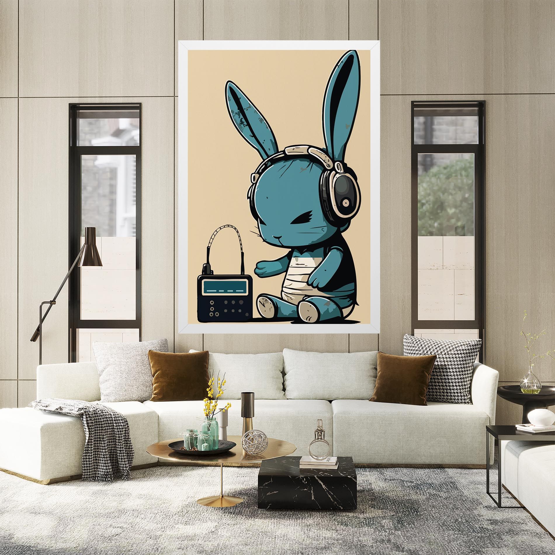 Blue Baby Bunny mockup 2