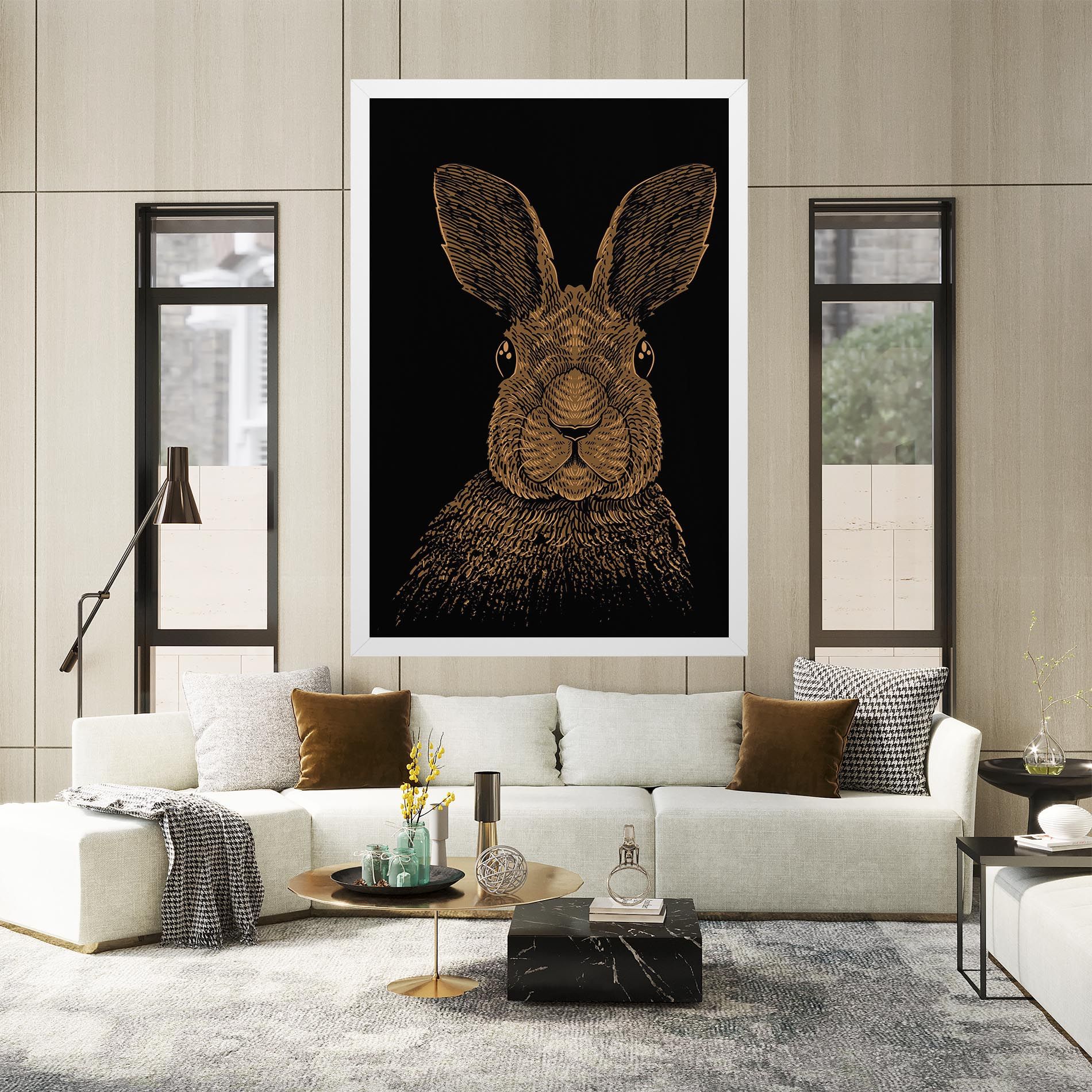 Brown Bunny mockup 2
