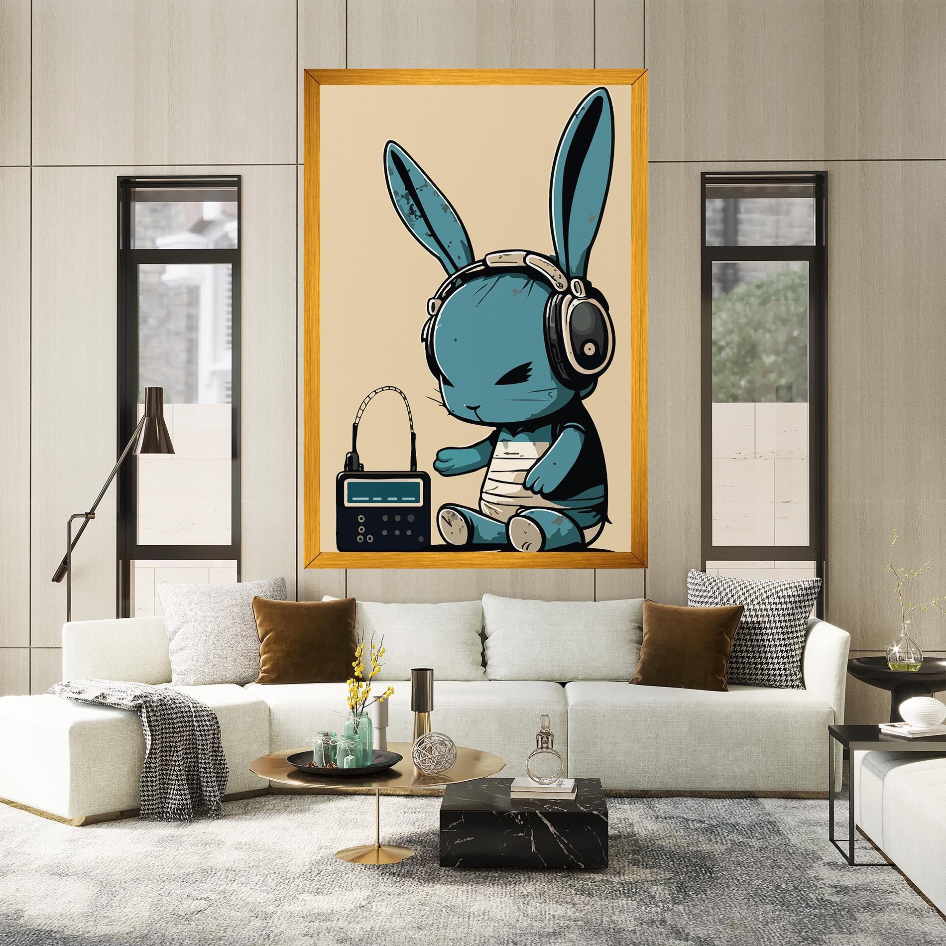 Blue Baby Bunny mockup 2