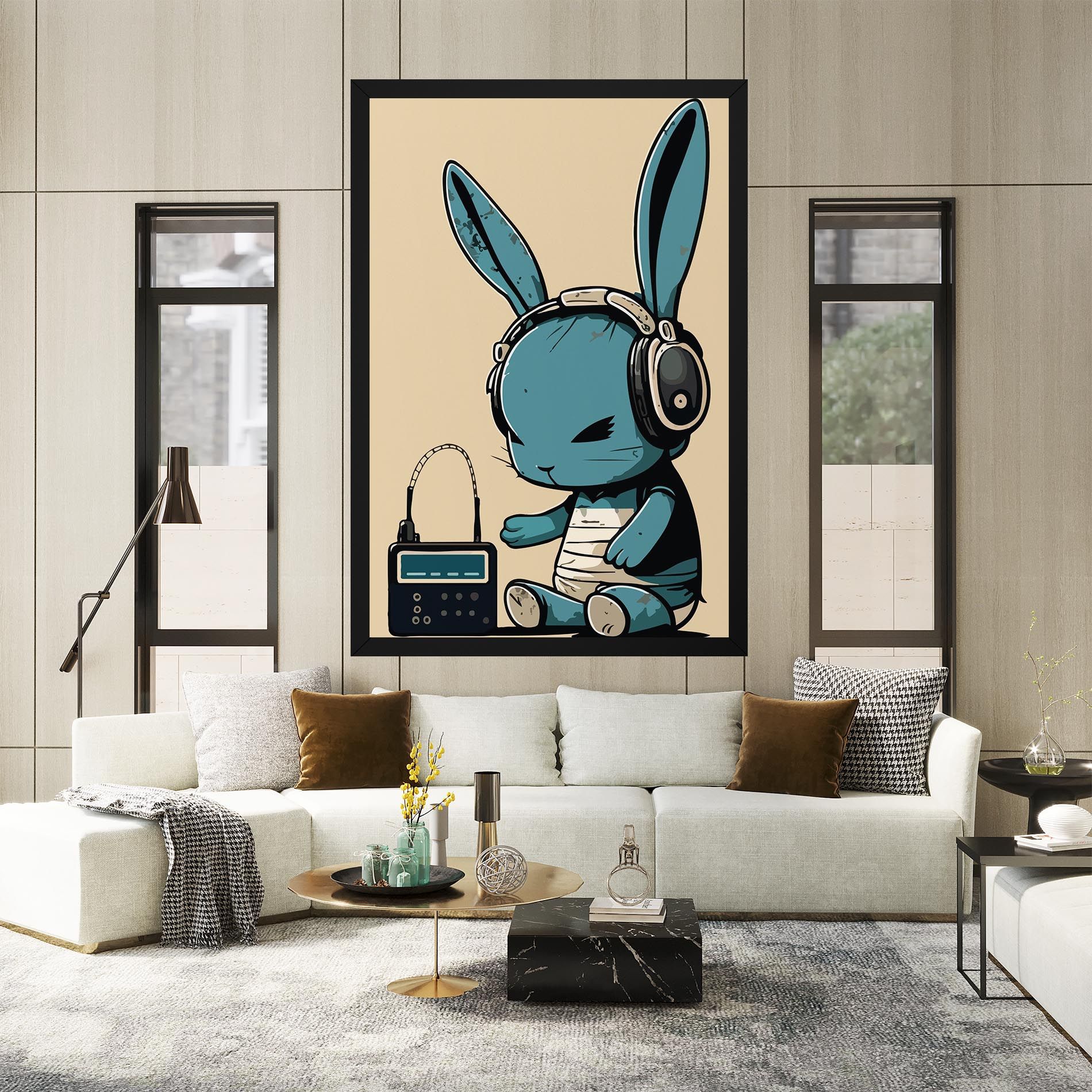 Blue Baby Bunny mockup 2