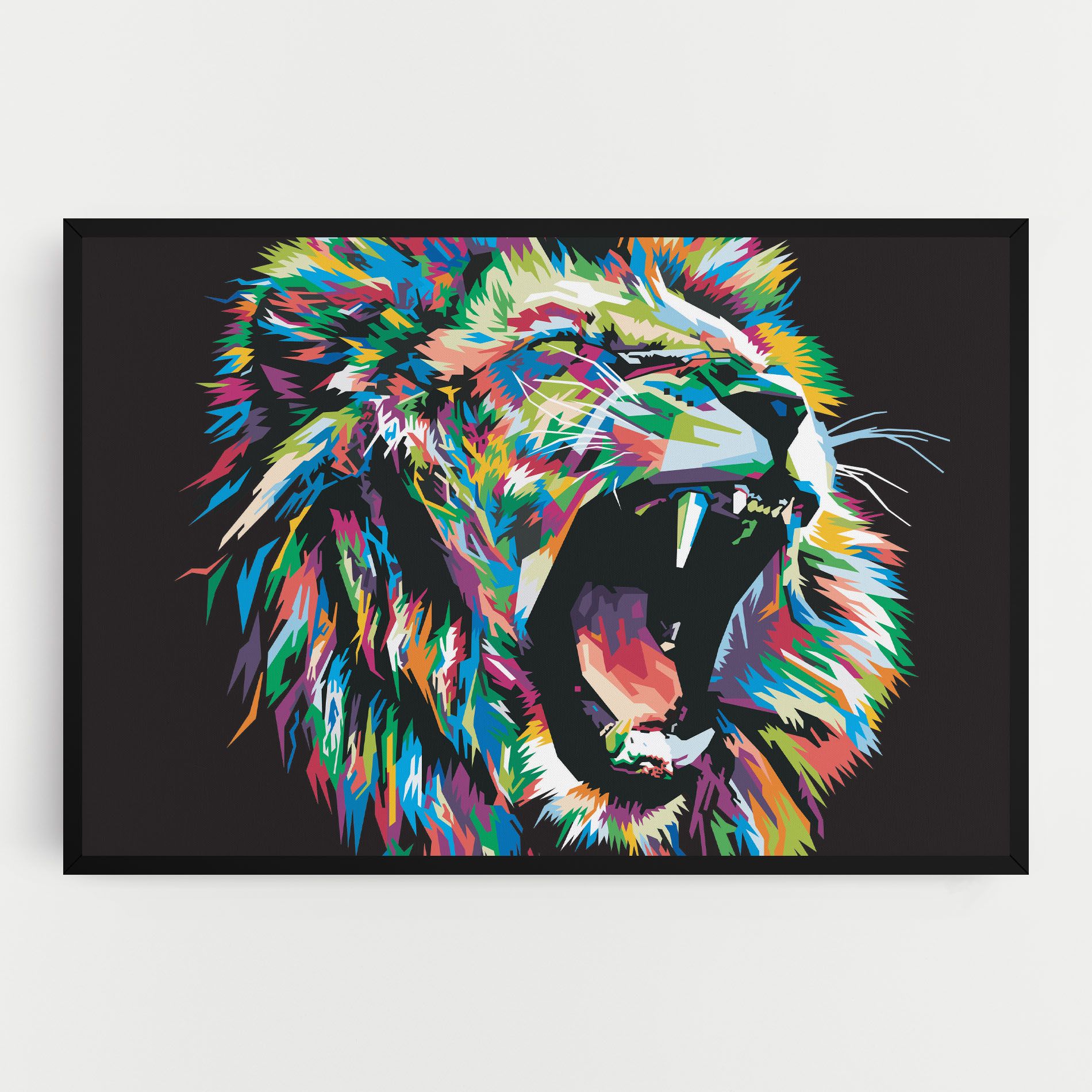 Green Blue Lion mockup 0