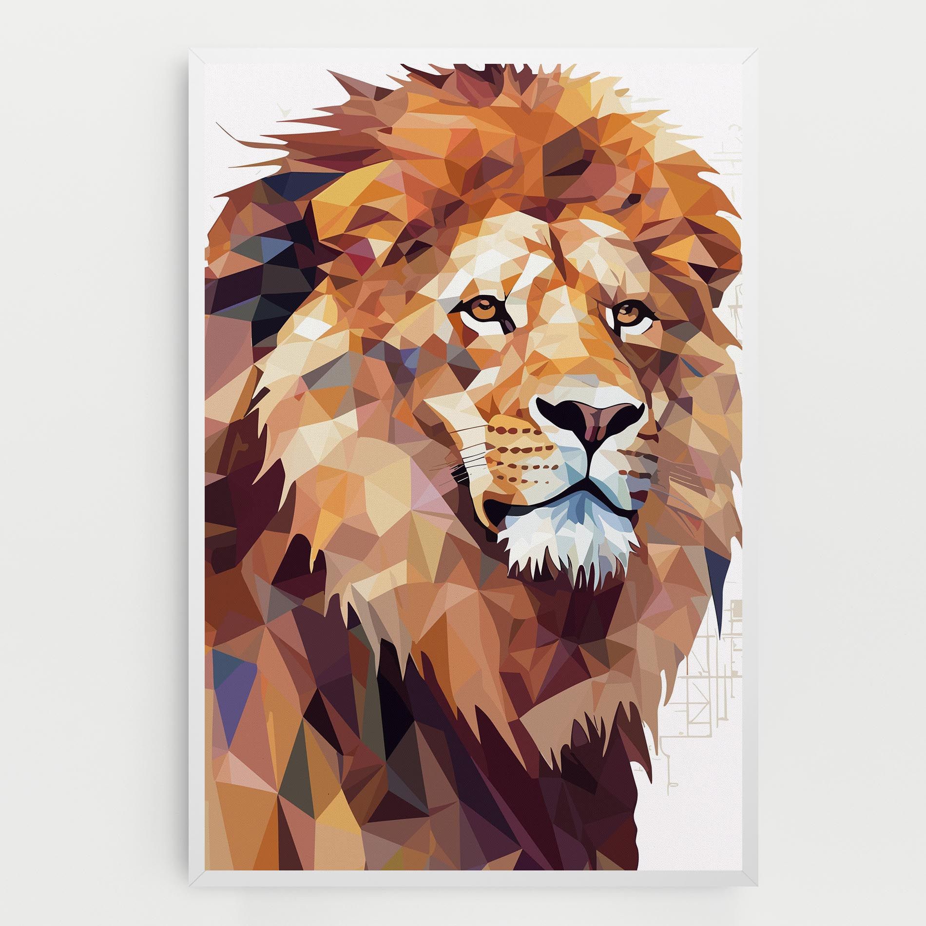 Artistic Lion Head mockup 0