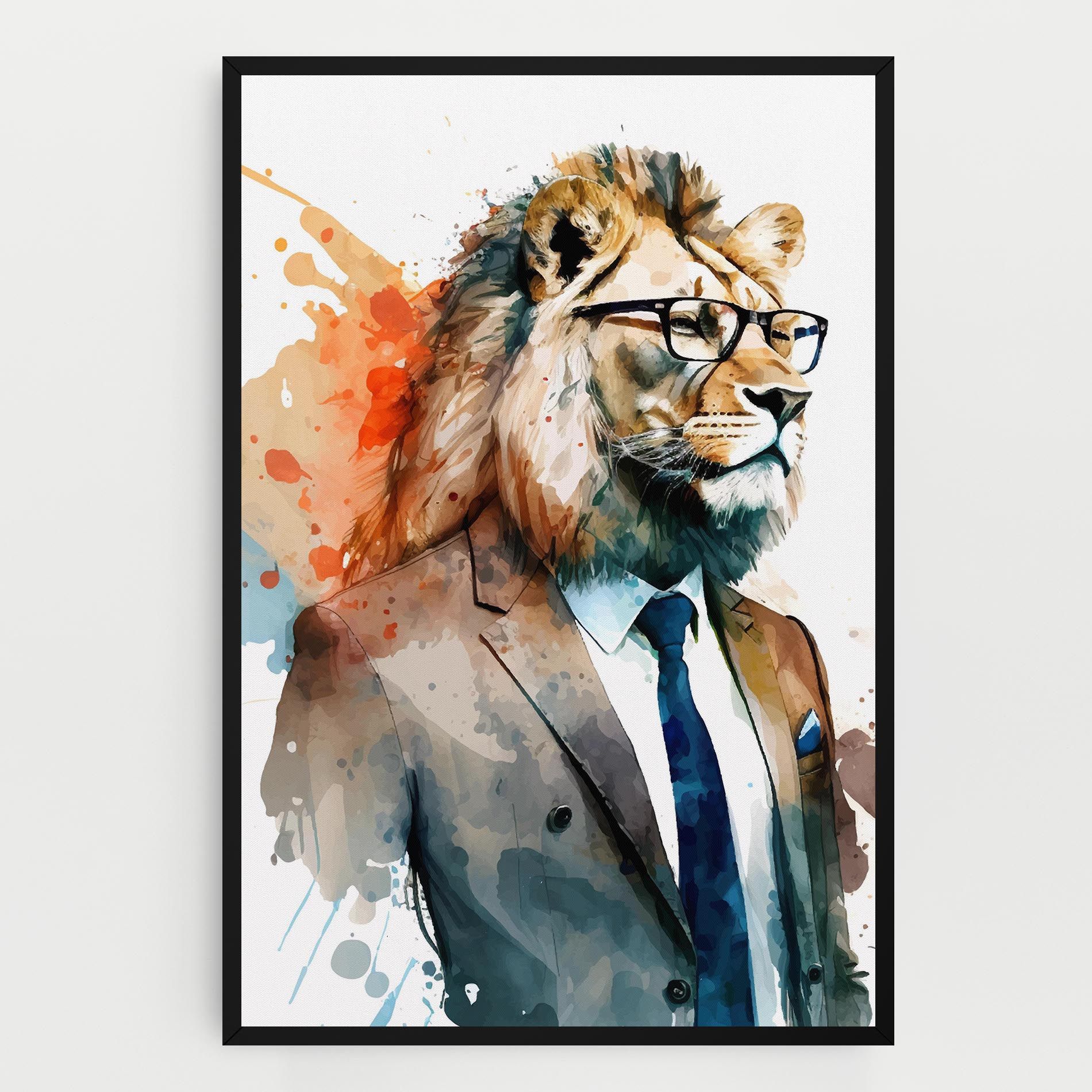 Brown Suit Lion mockup 0