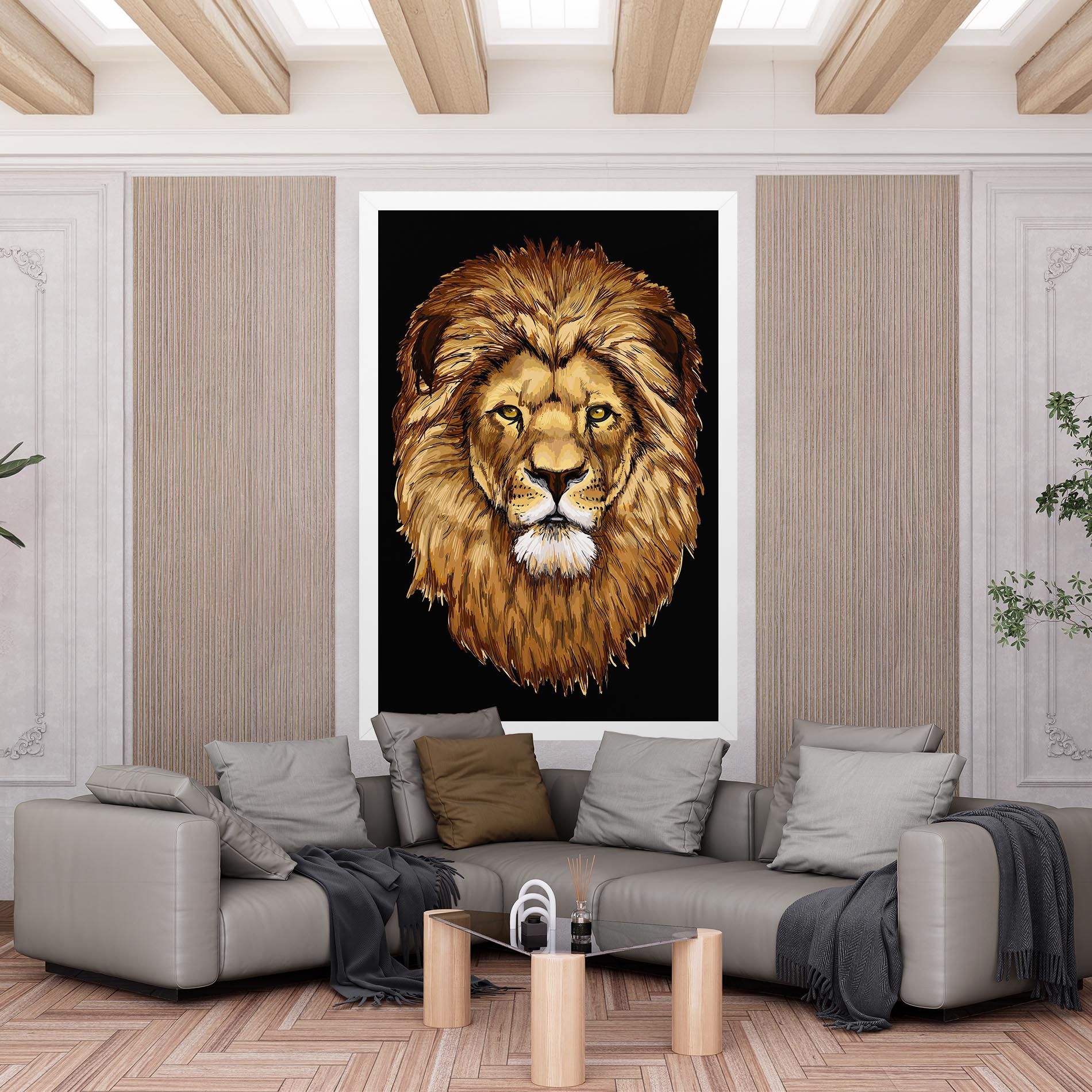 Lion Head mockup 6