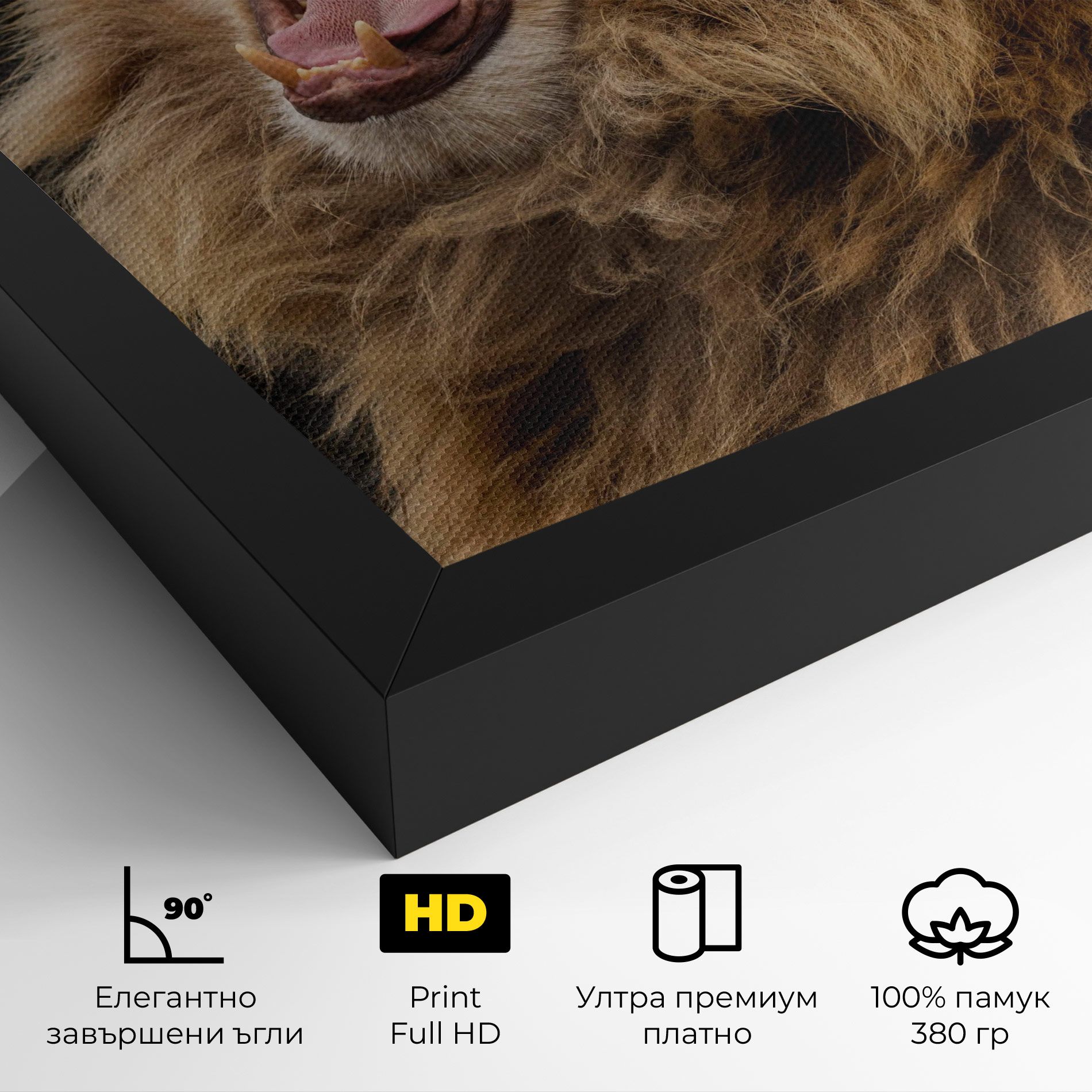 Angry Lion mockup 4