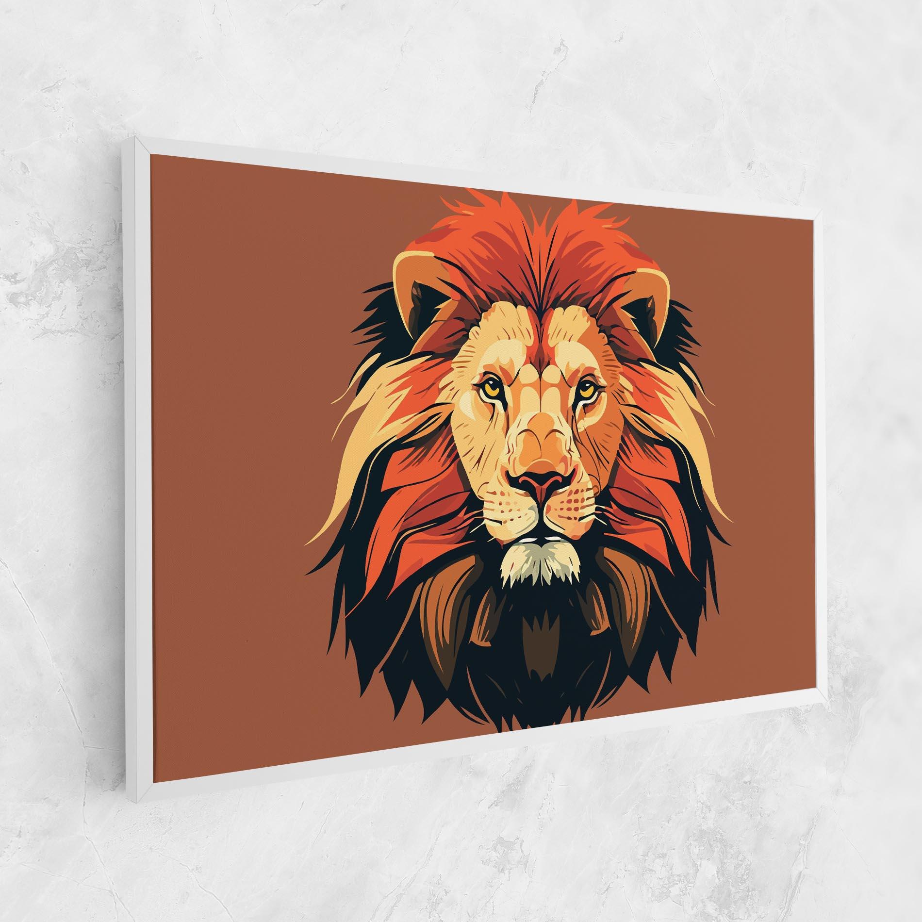 Картина на платно African Lion mockup 1
