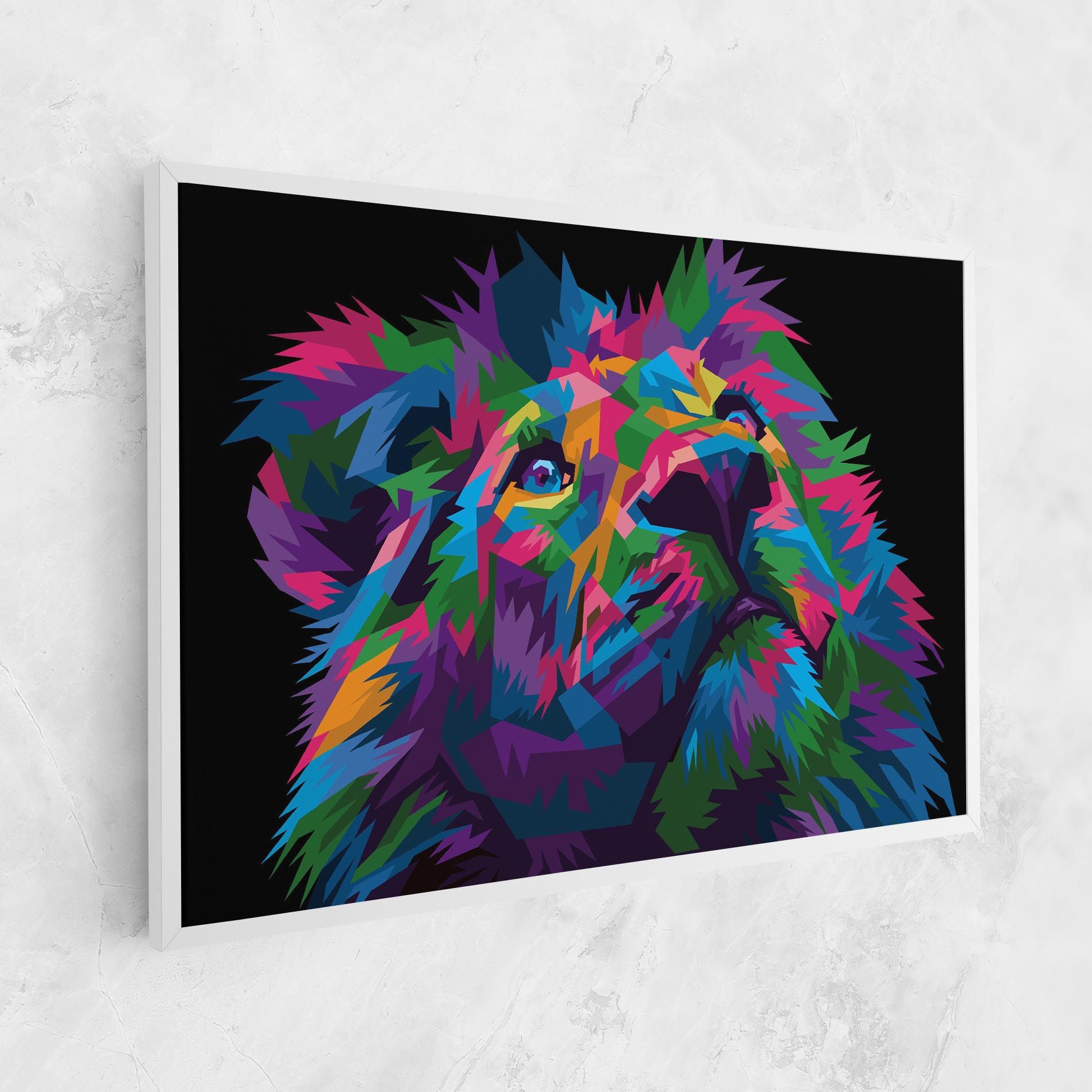 Cute Color Lion mockup 1