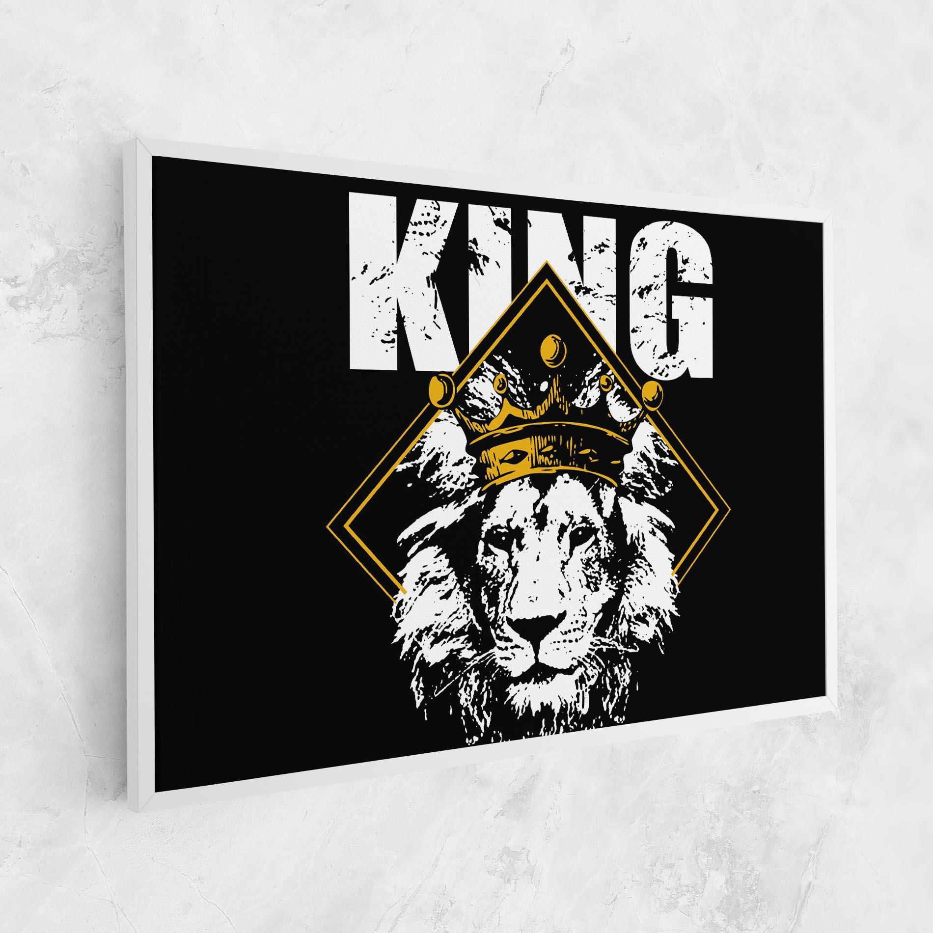 Картина на платно Jungle King mockup 1