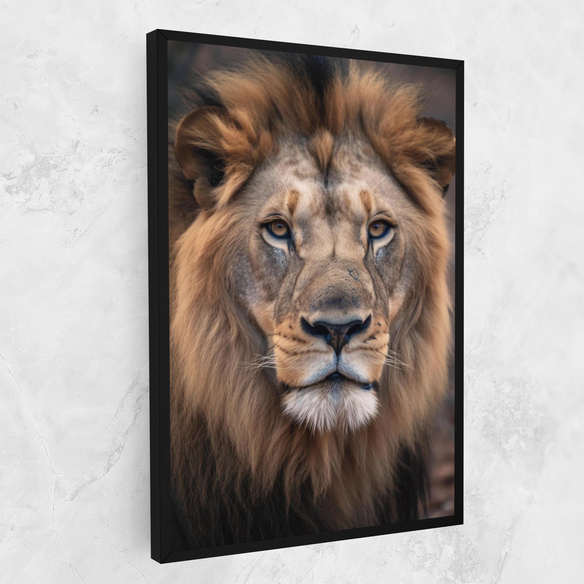 Картина на платно Wild Lion View mockup 1