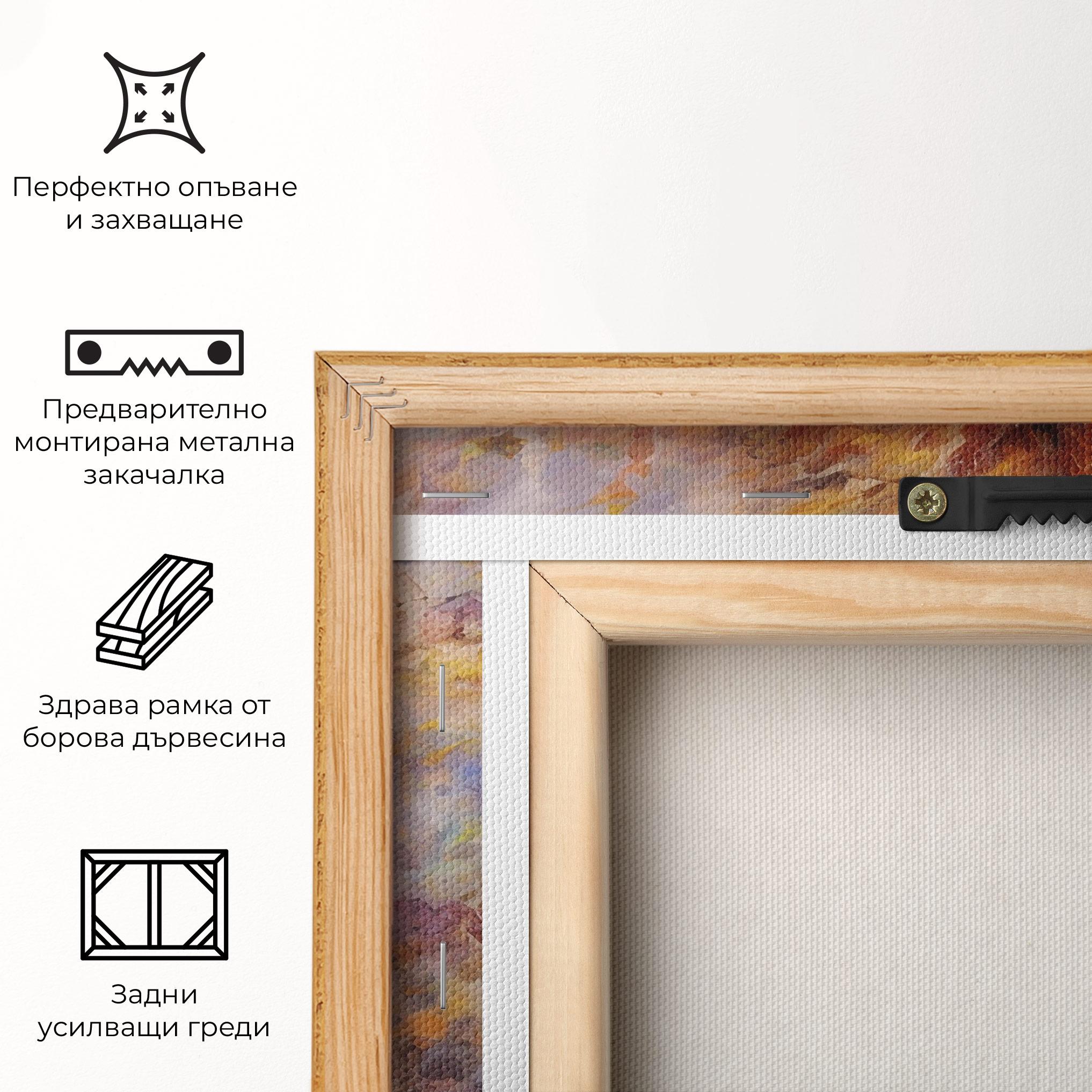 Картина на платно Abstract Lion Head mockup 5