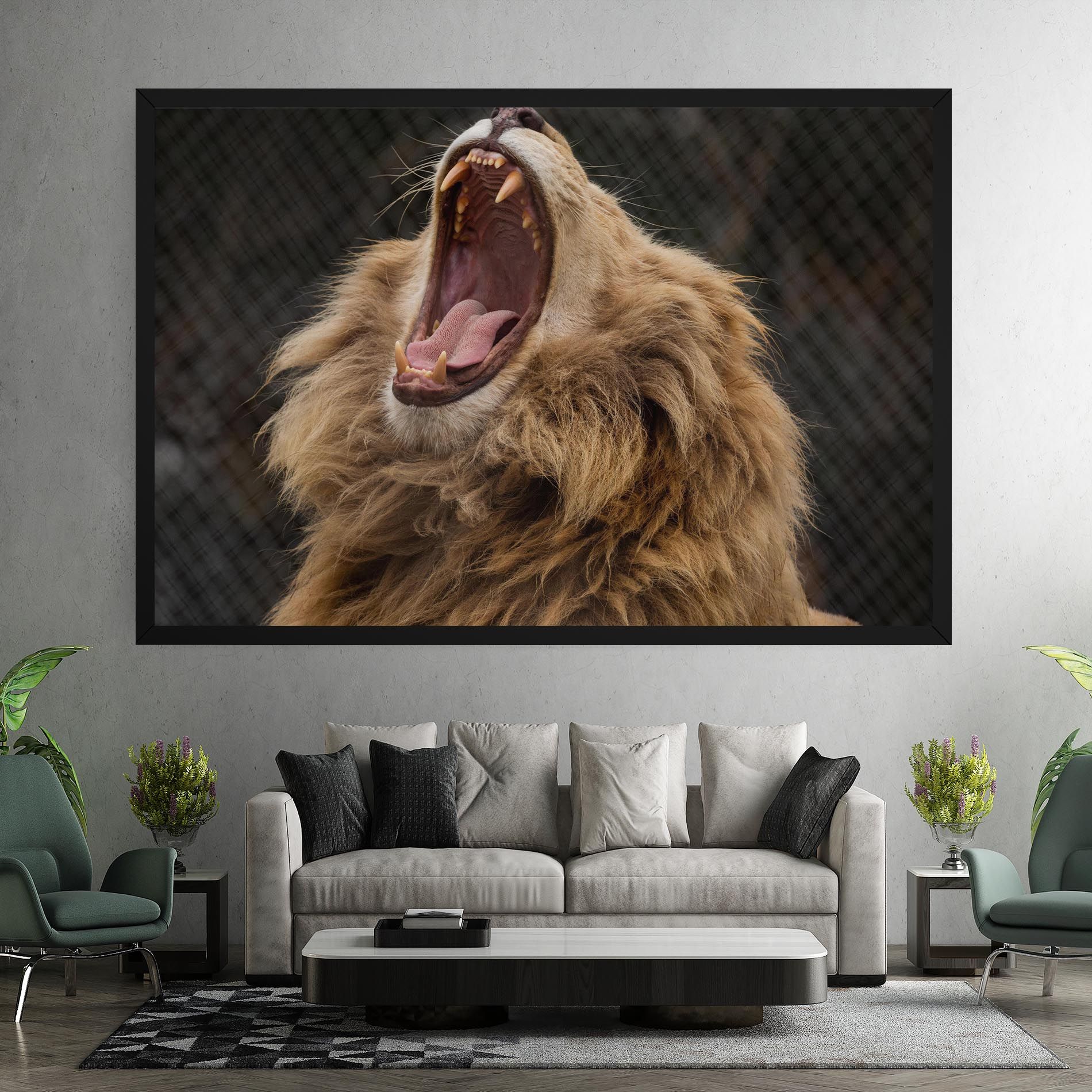 Angry Lion mockup 7