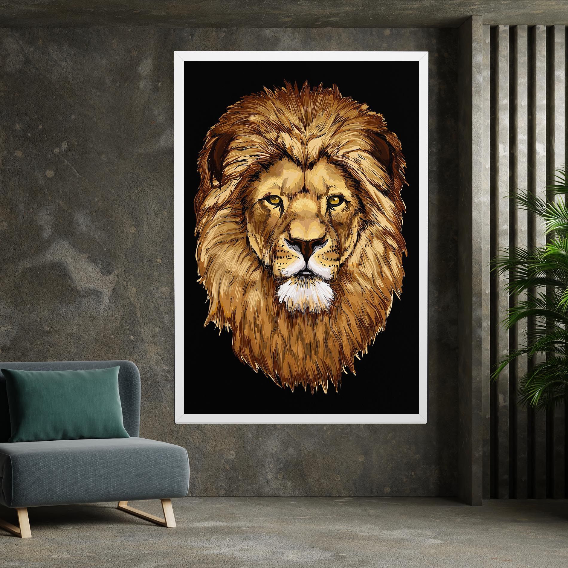 Lion Head mockup 7