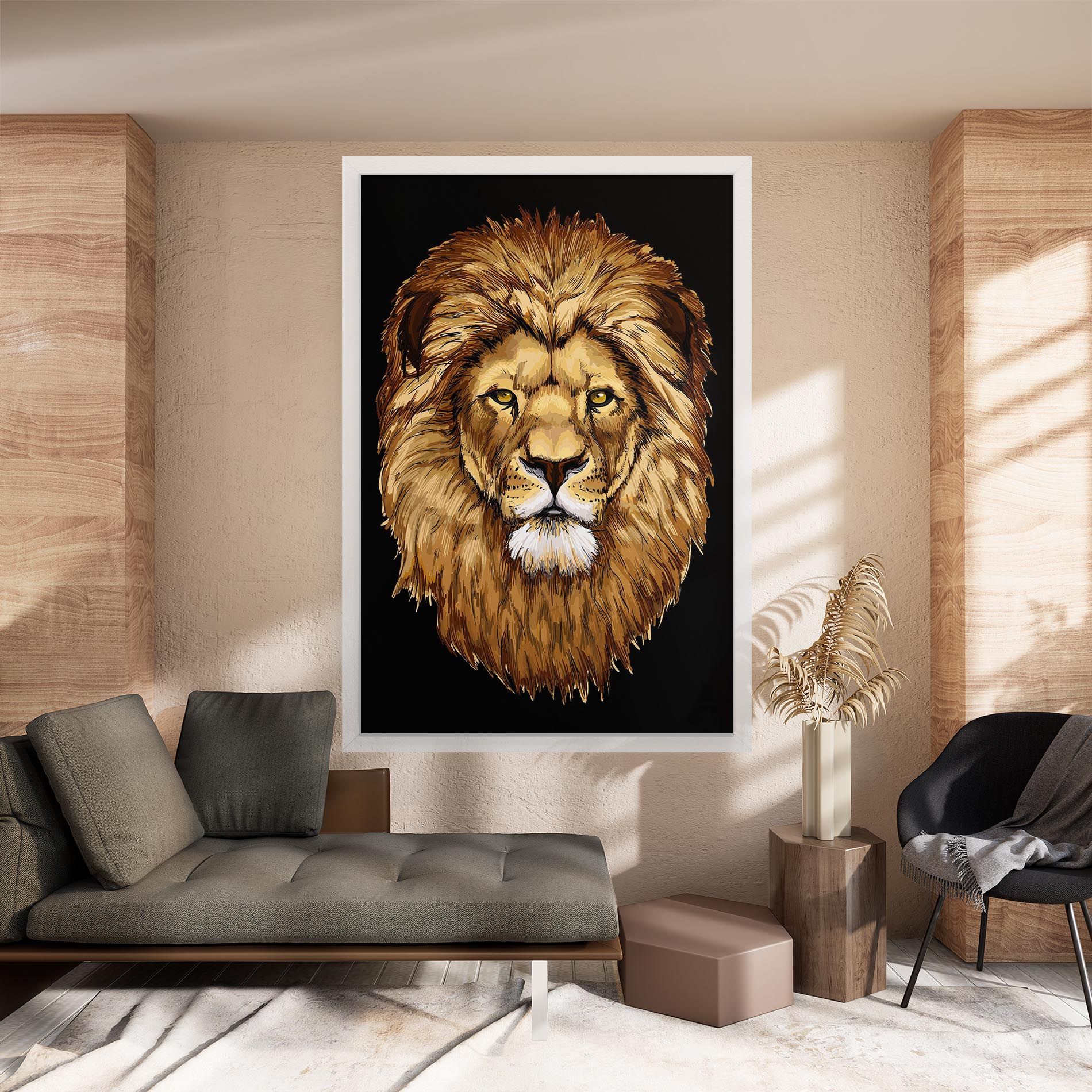 Lion Head mockup 8
