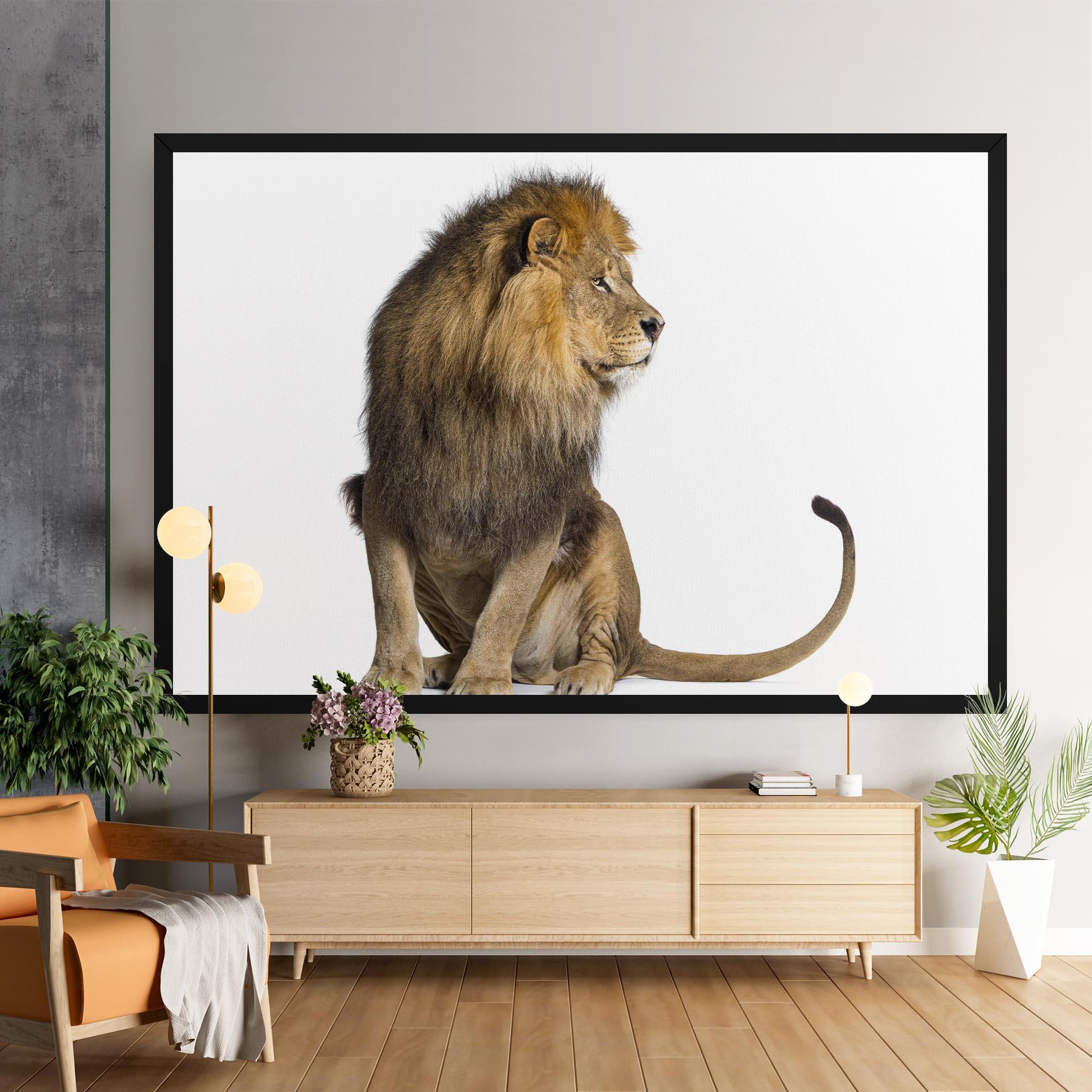 Картина на платно Big Lion mockup 9
