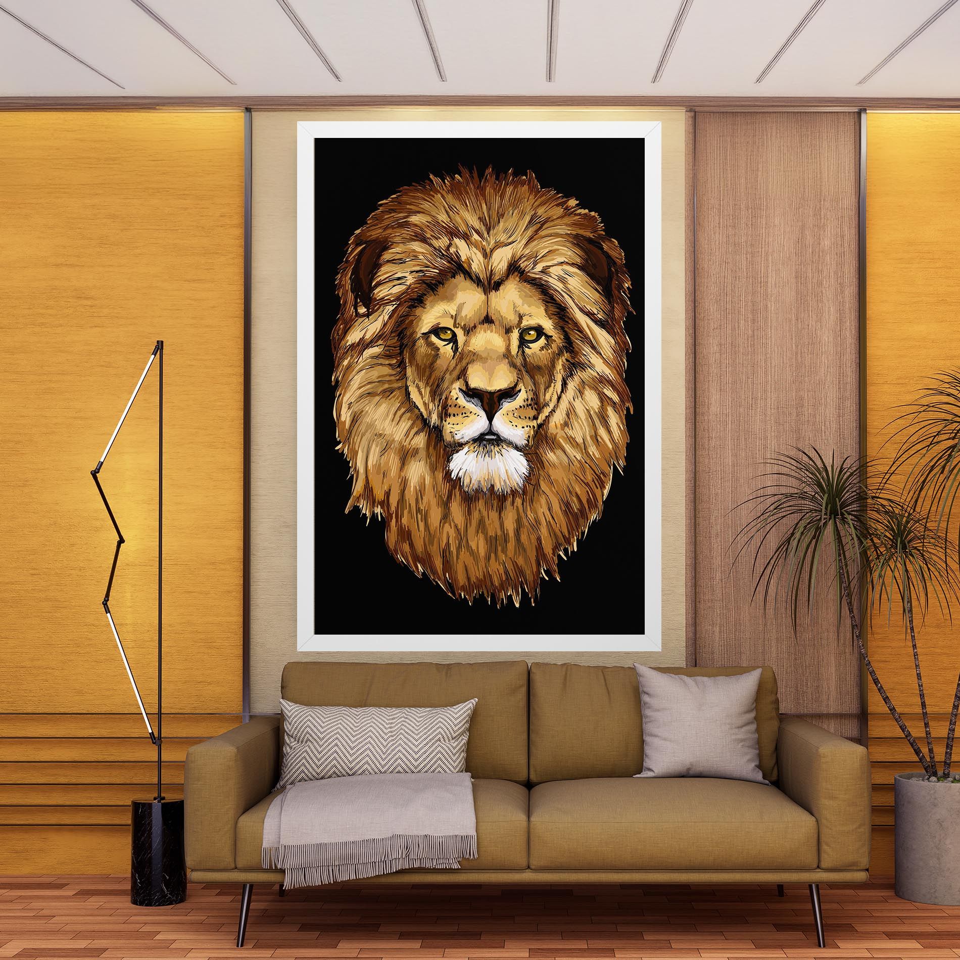 Lion Head mockup 9