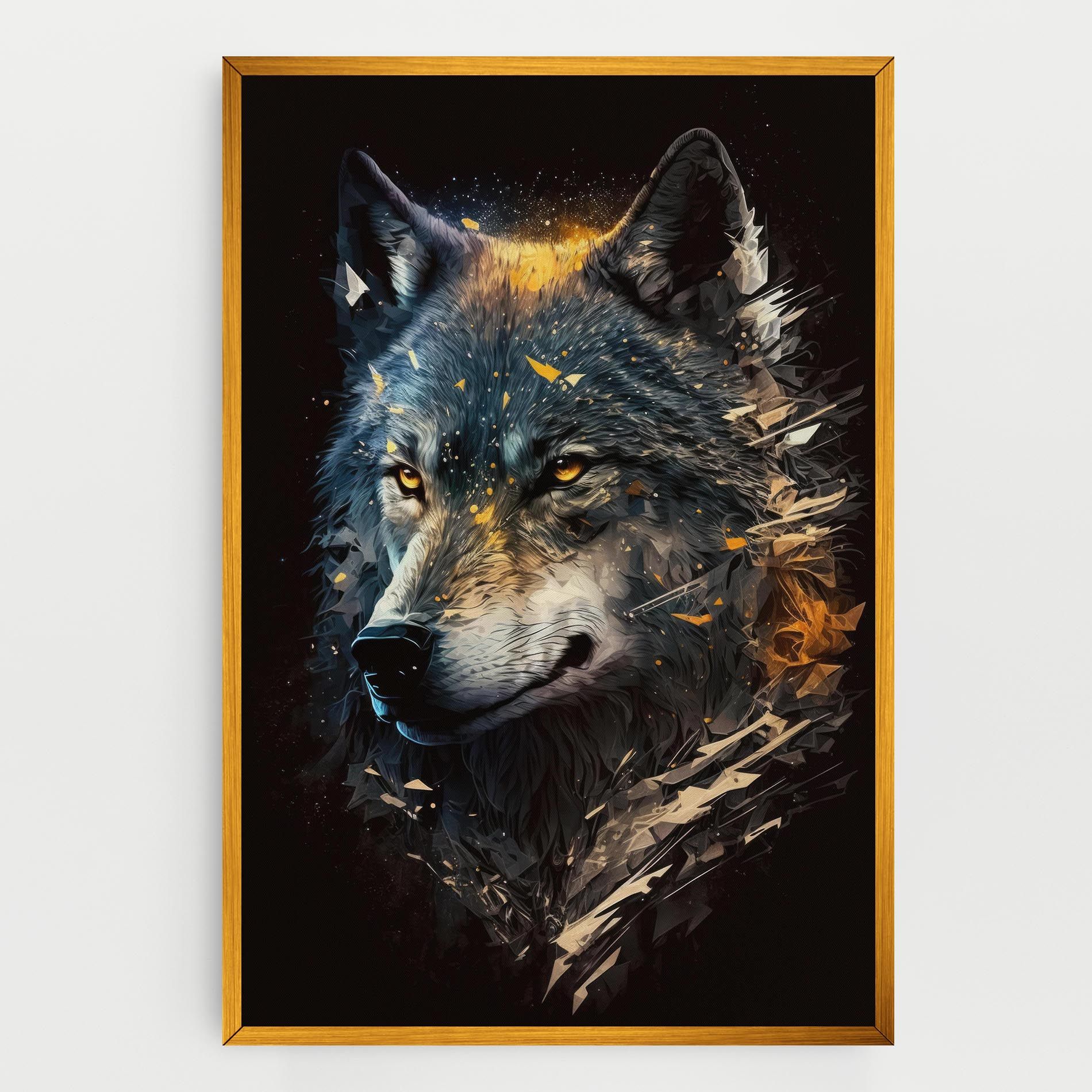 Wolf Portrait mockup 0