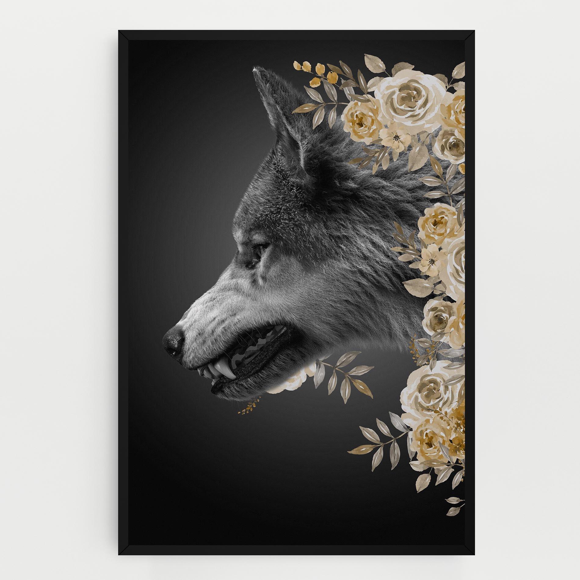 Картина на платно The Wolf In You mockup 0