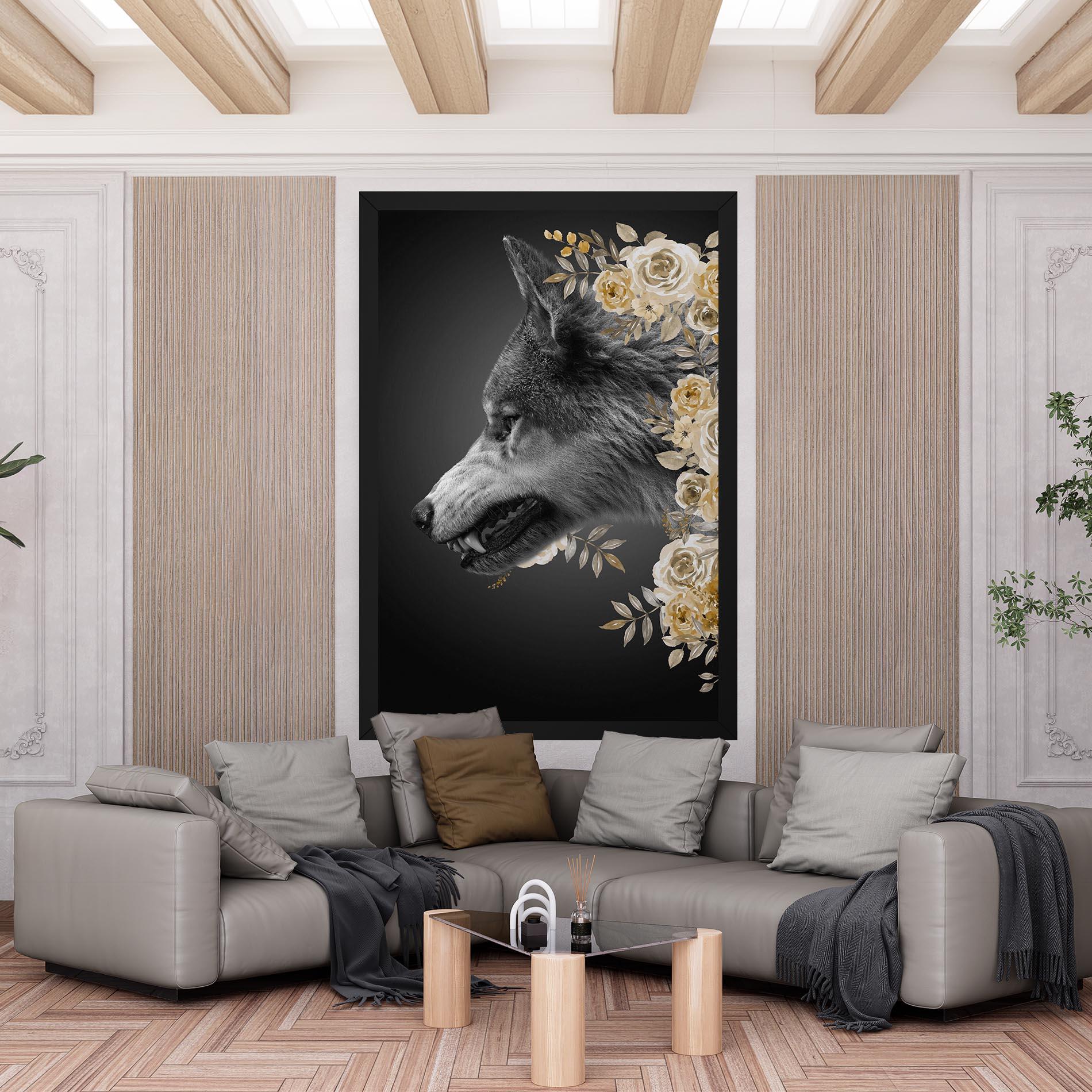 Картина на платно The Wolf In You mockup 6