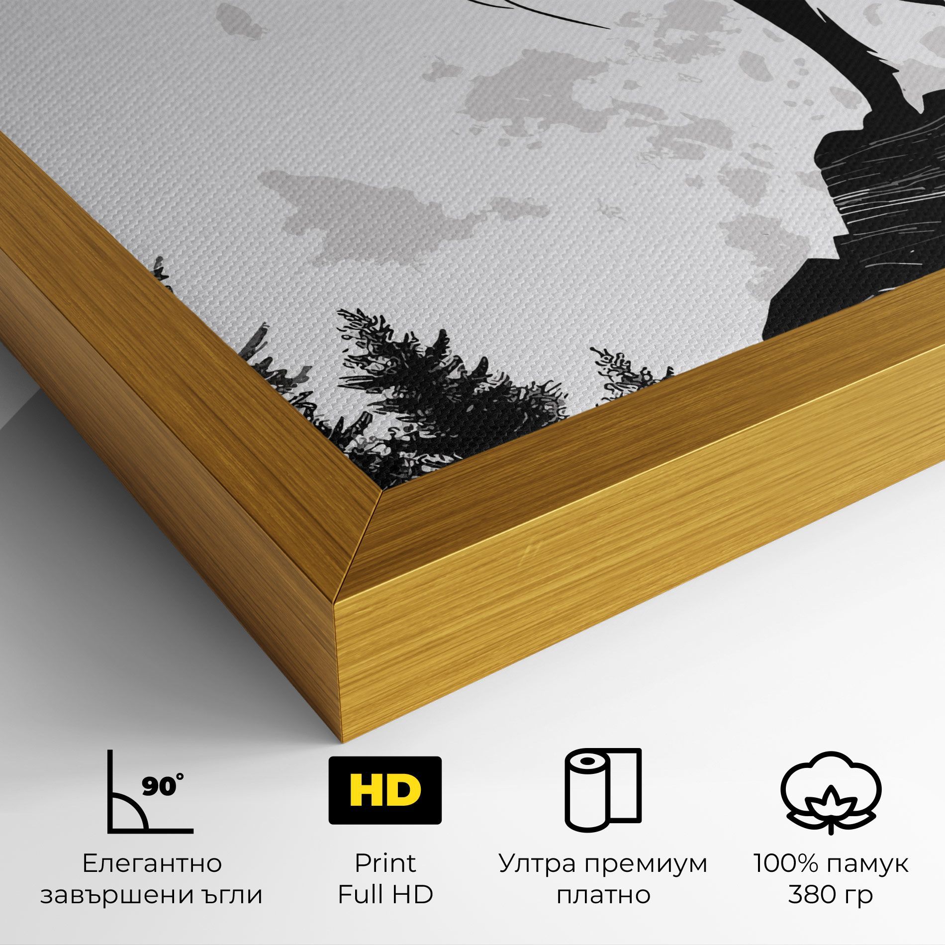 Grey Moon Wolf mockup 4