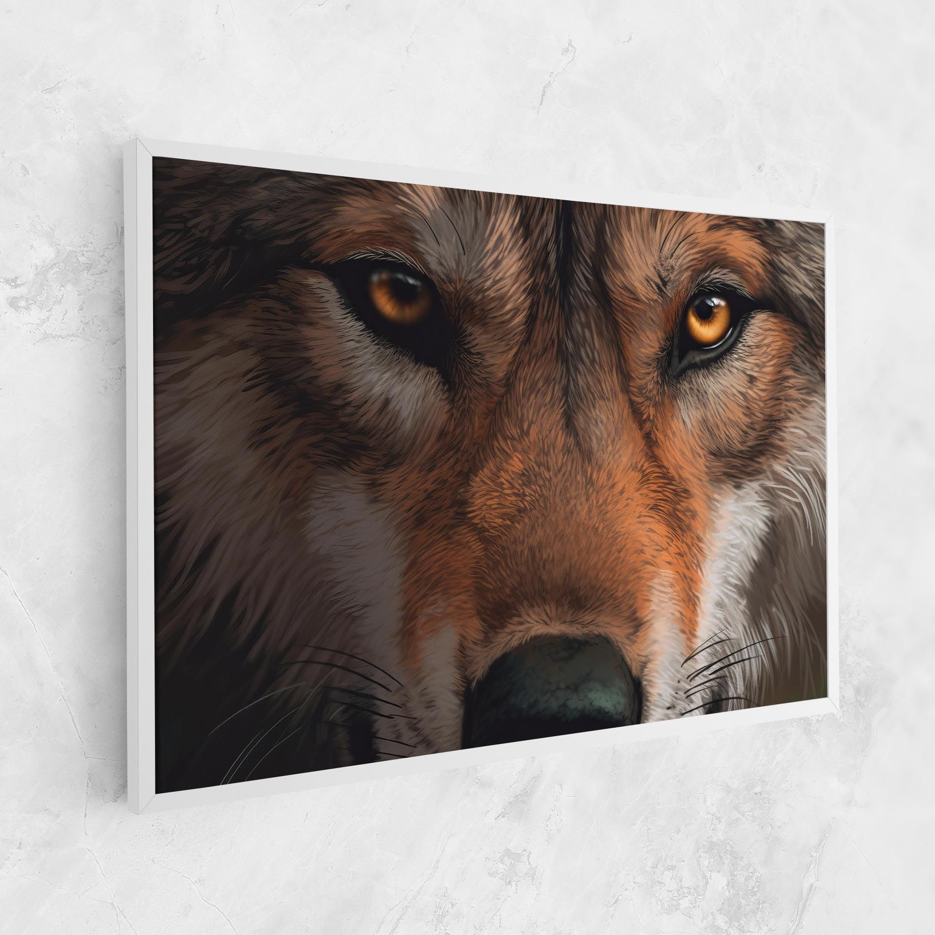 Close Up Wolf Eyes mockup 1