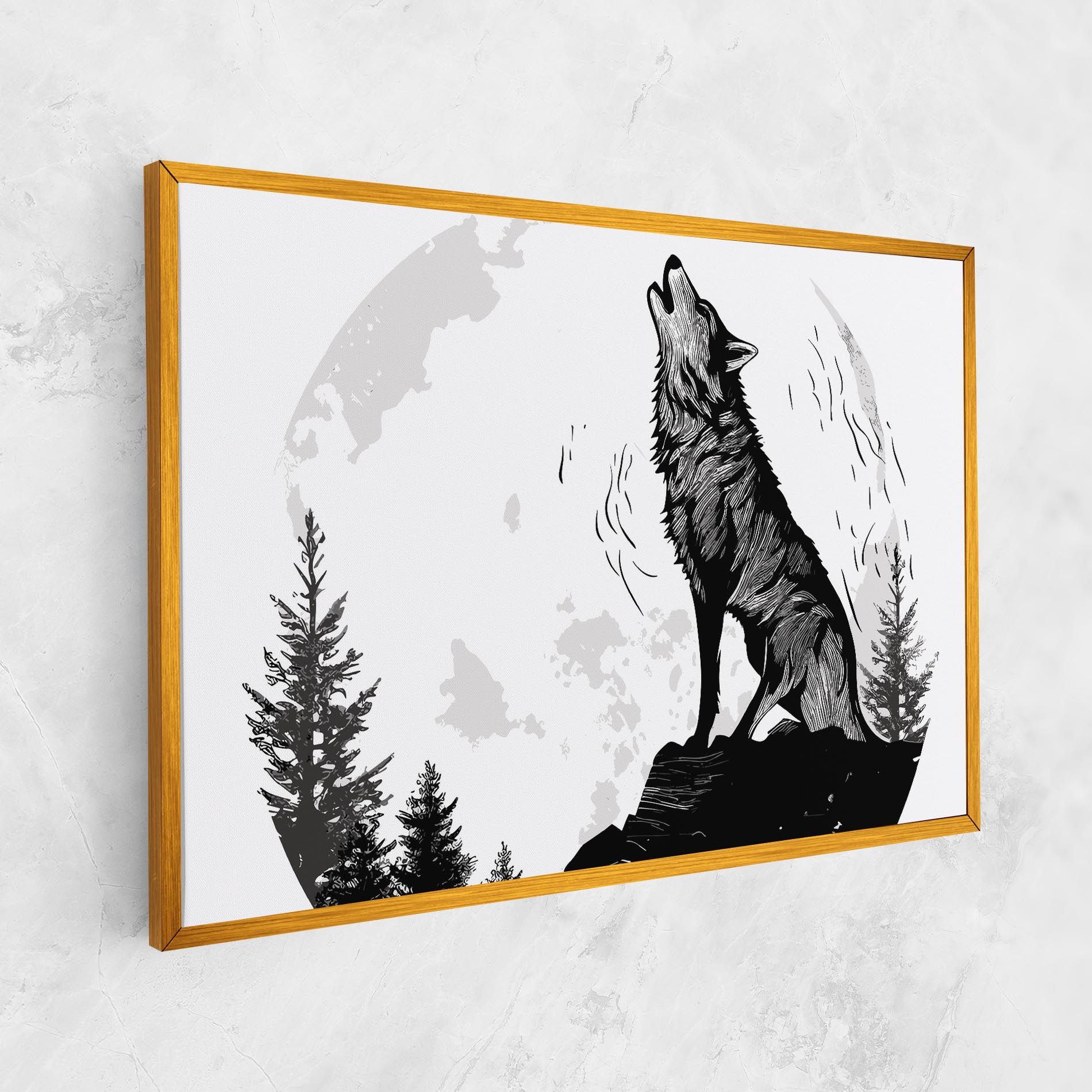 Grey Moon Wolf mockup 1