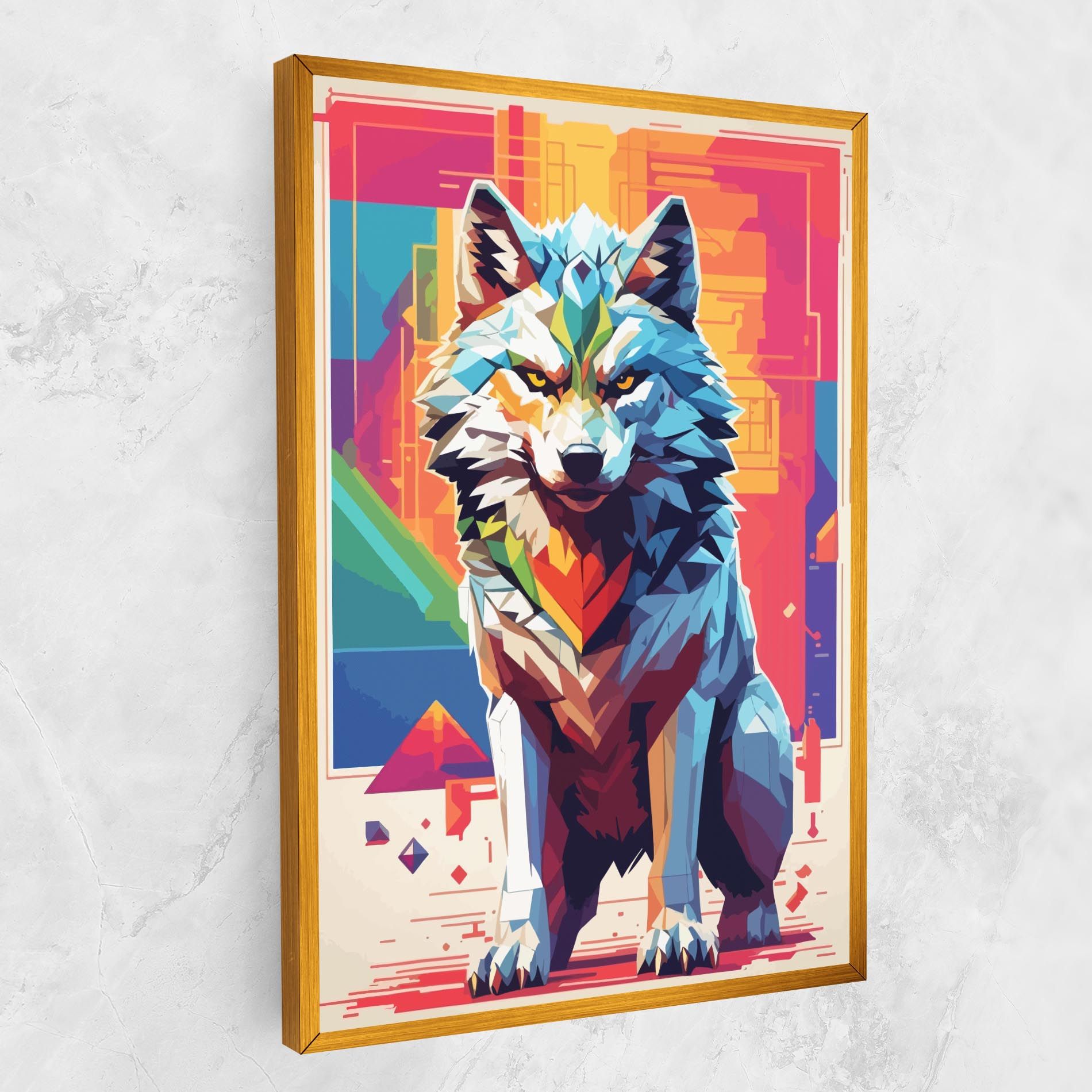 Wolf Character mockup 1