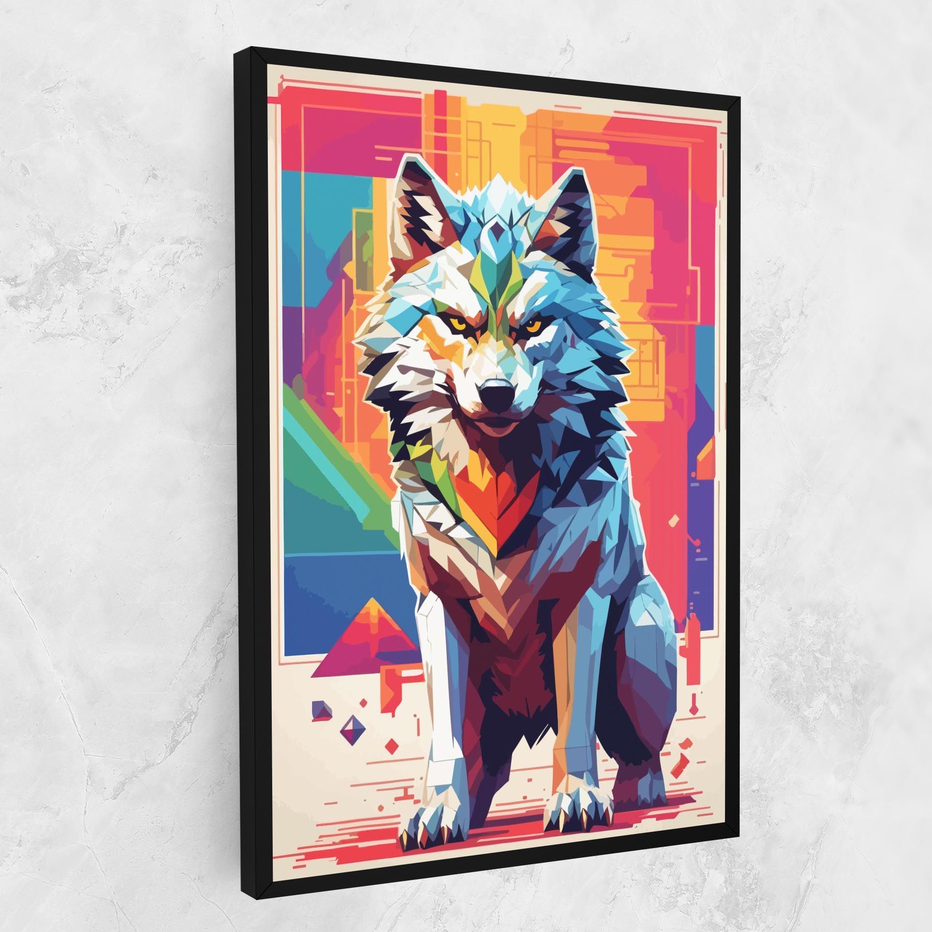 Wolf Character mockup 1