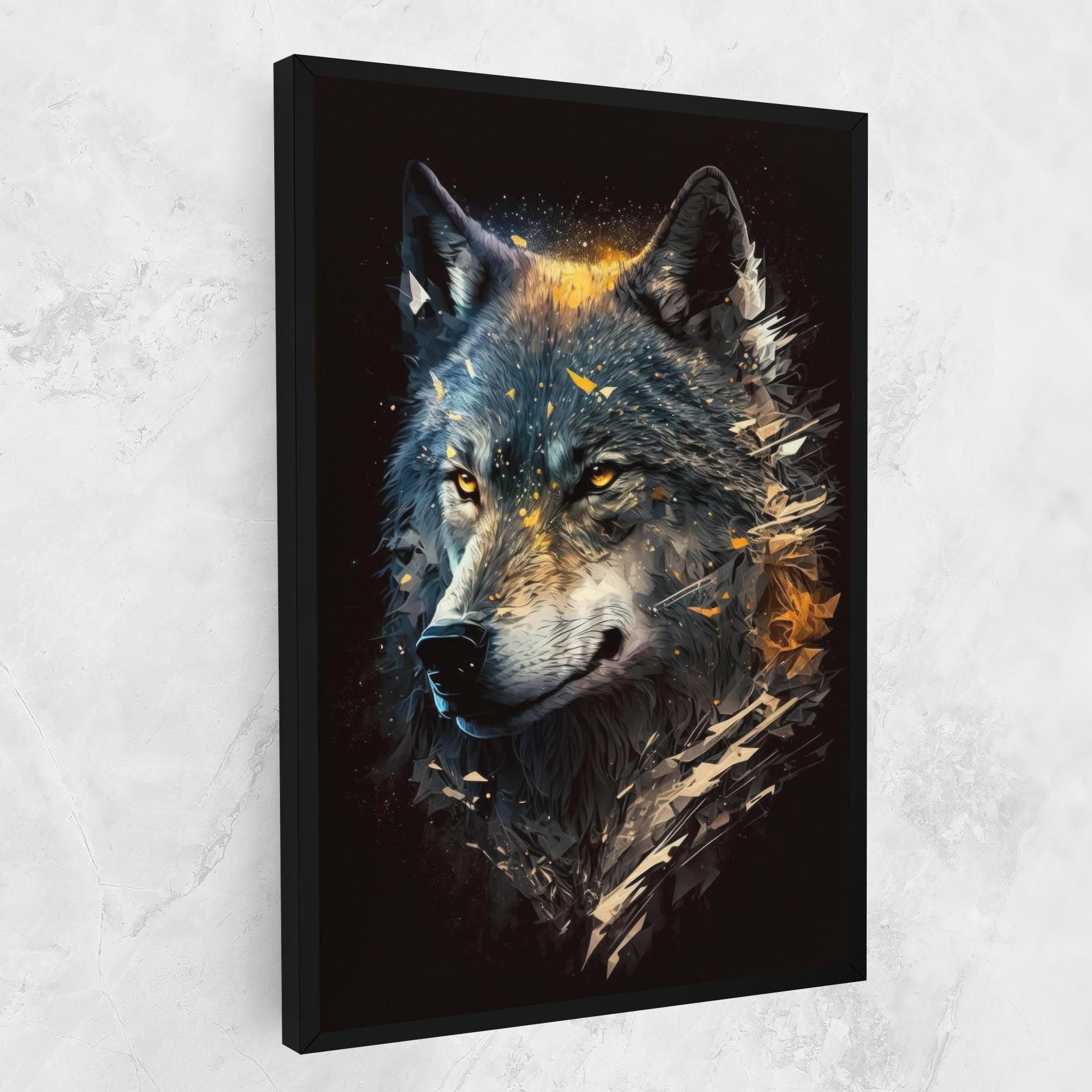 Wolf Portrait mockup 1