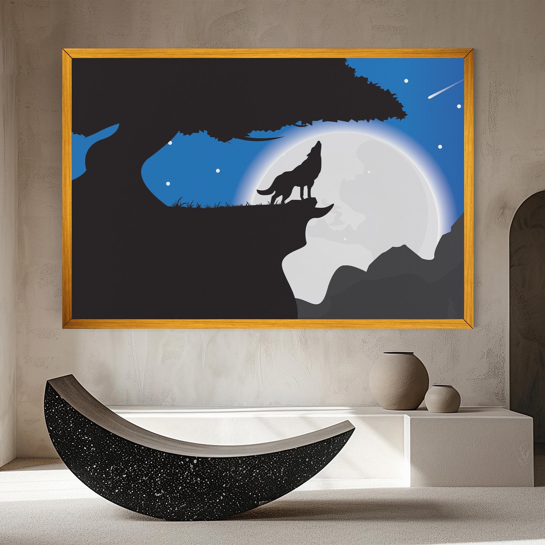 Blue Light Wolf mockup 8