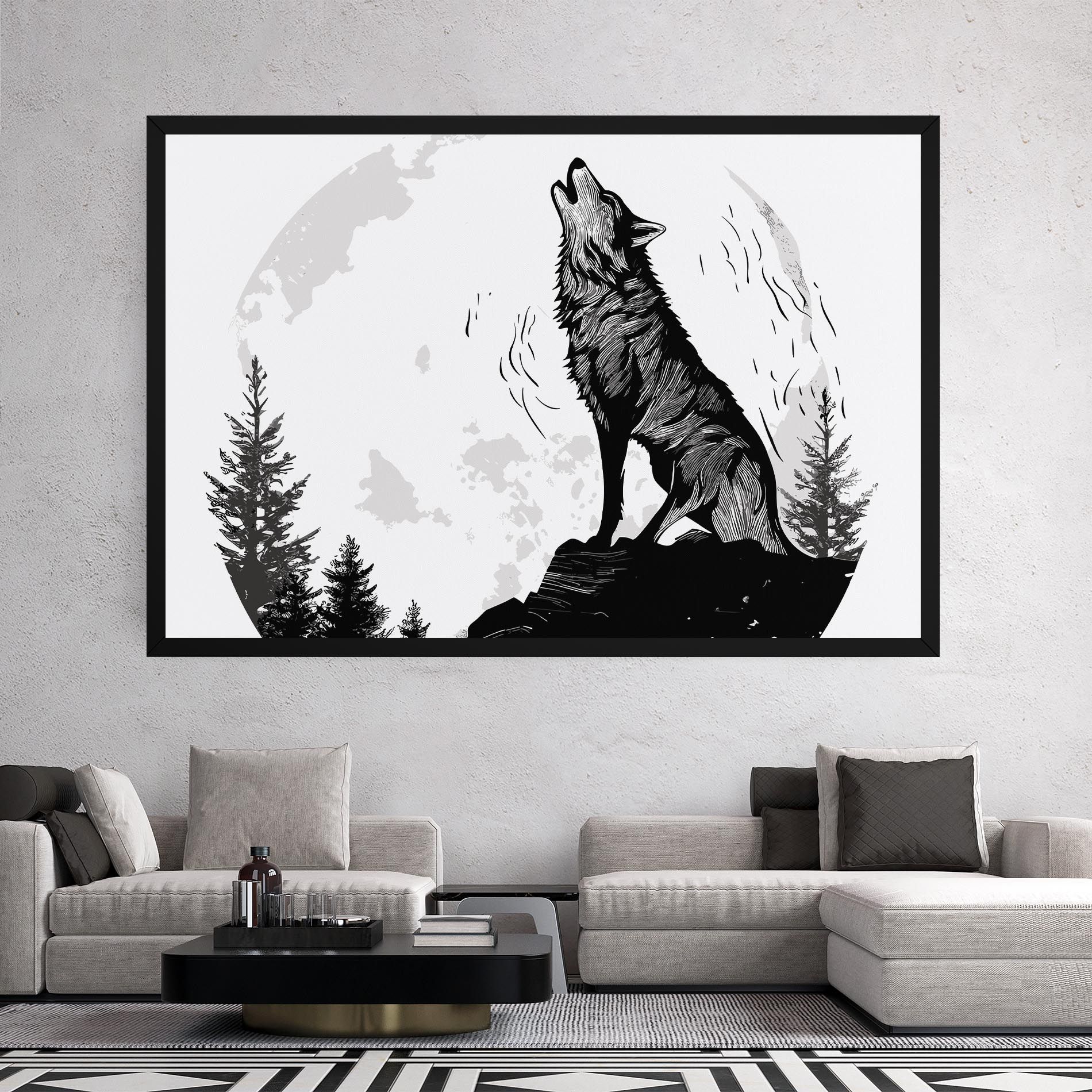 Grey Moon Wolf mockup 2