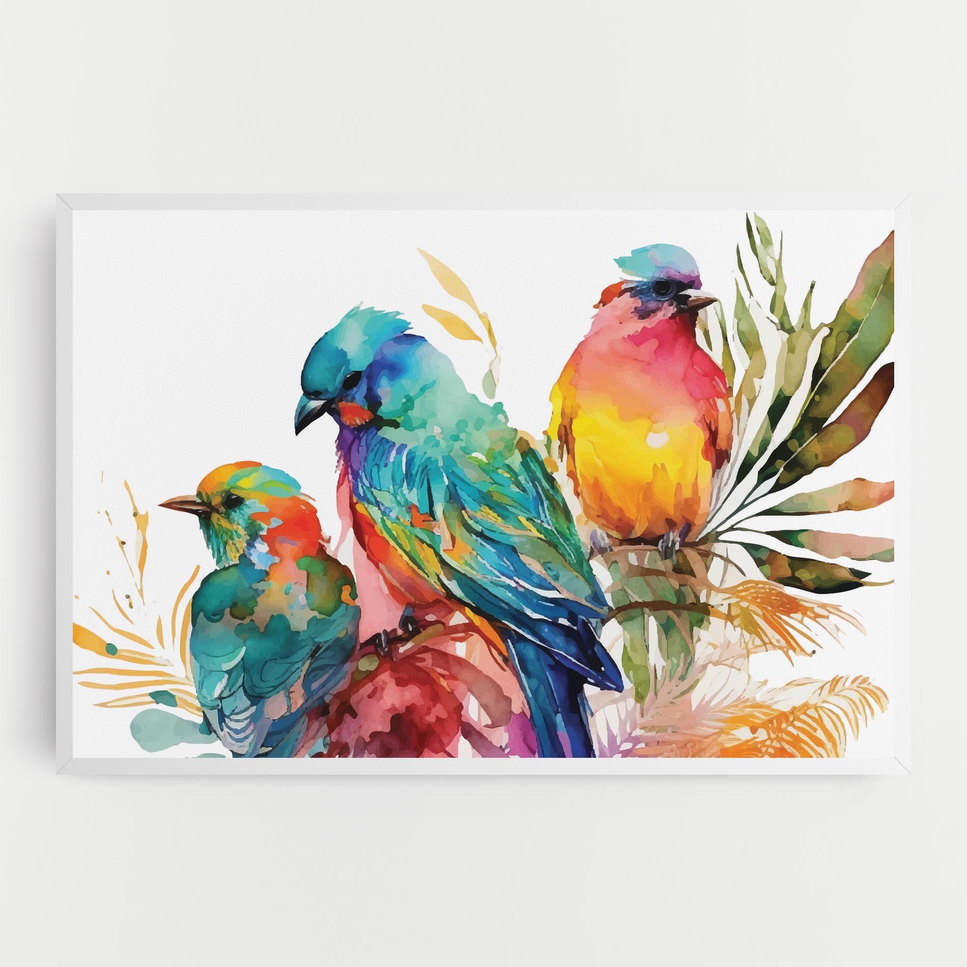 Colorful Birds mockup 0