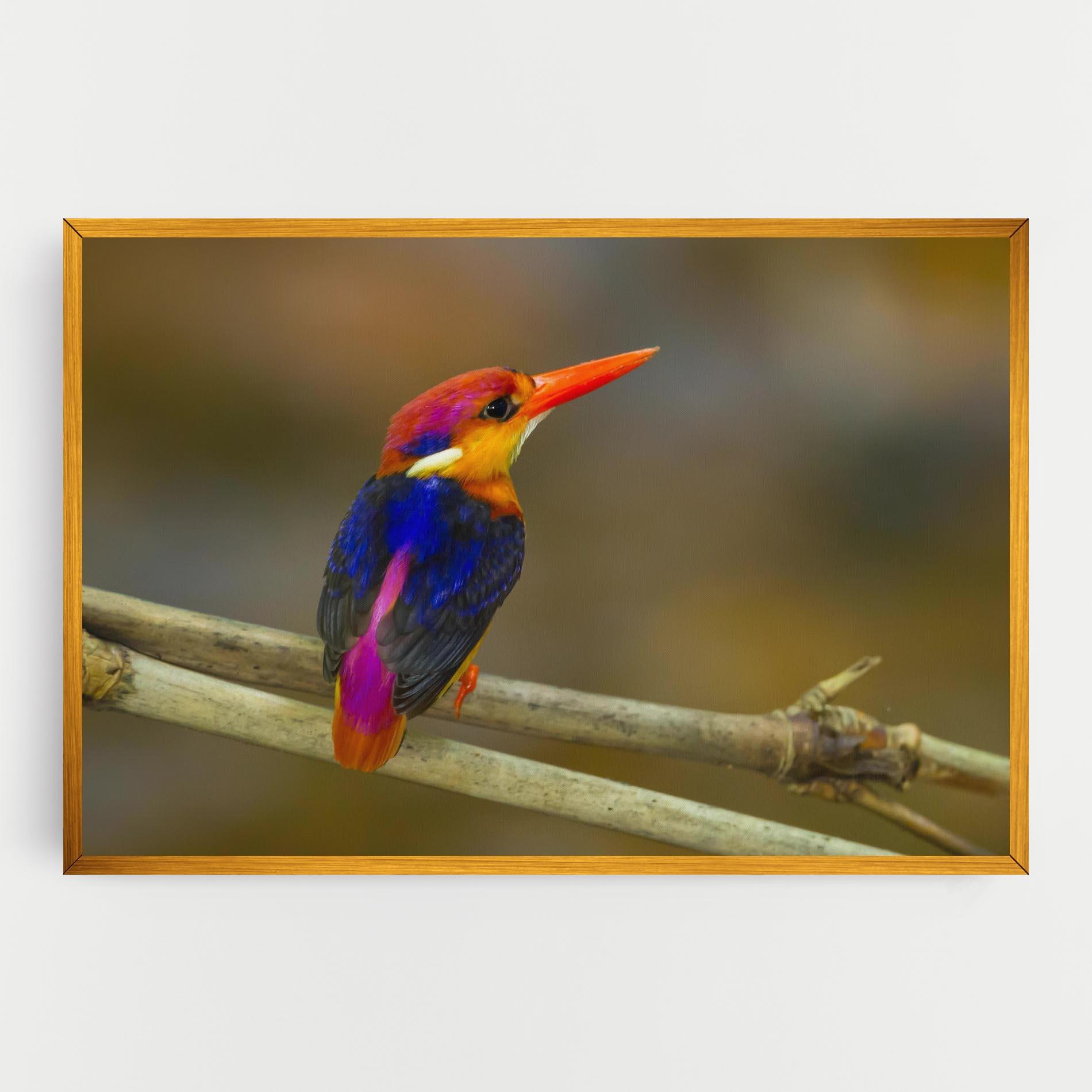 Картина на платно Colorful Bird mockup 0