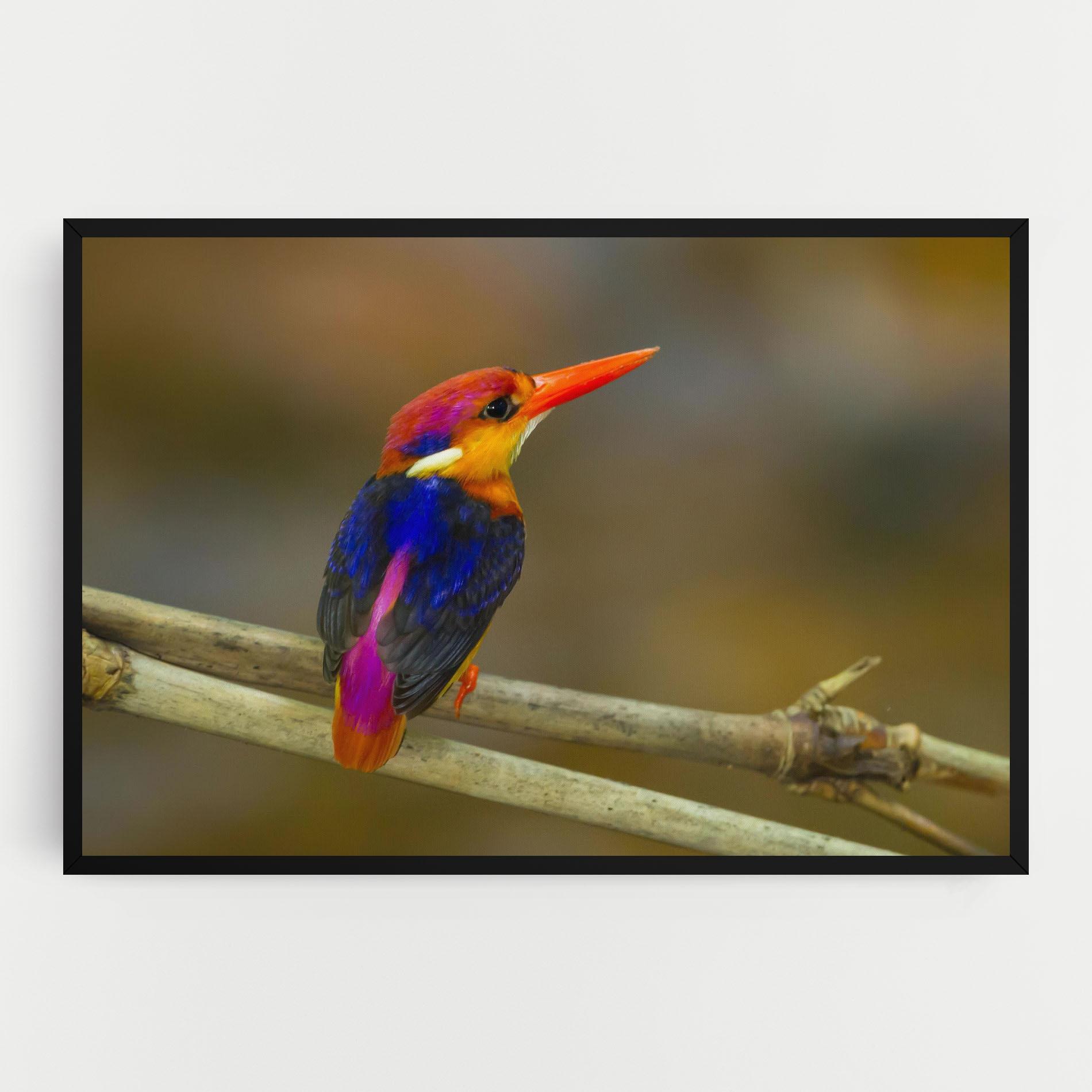 Картина на платно Colorful Bird mockup 0