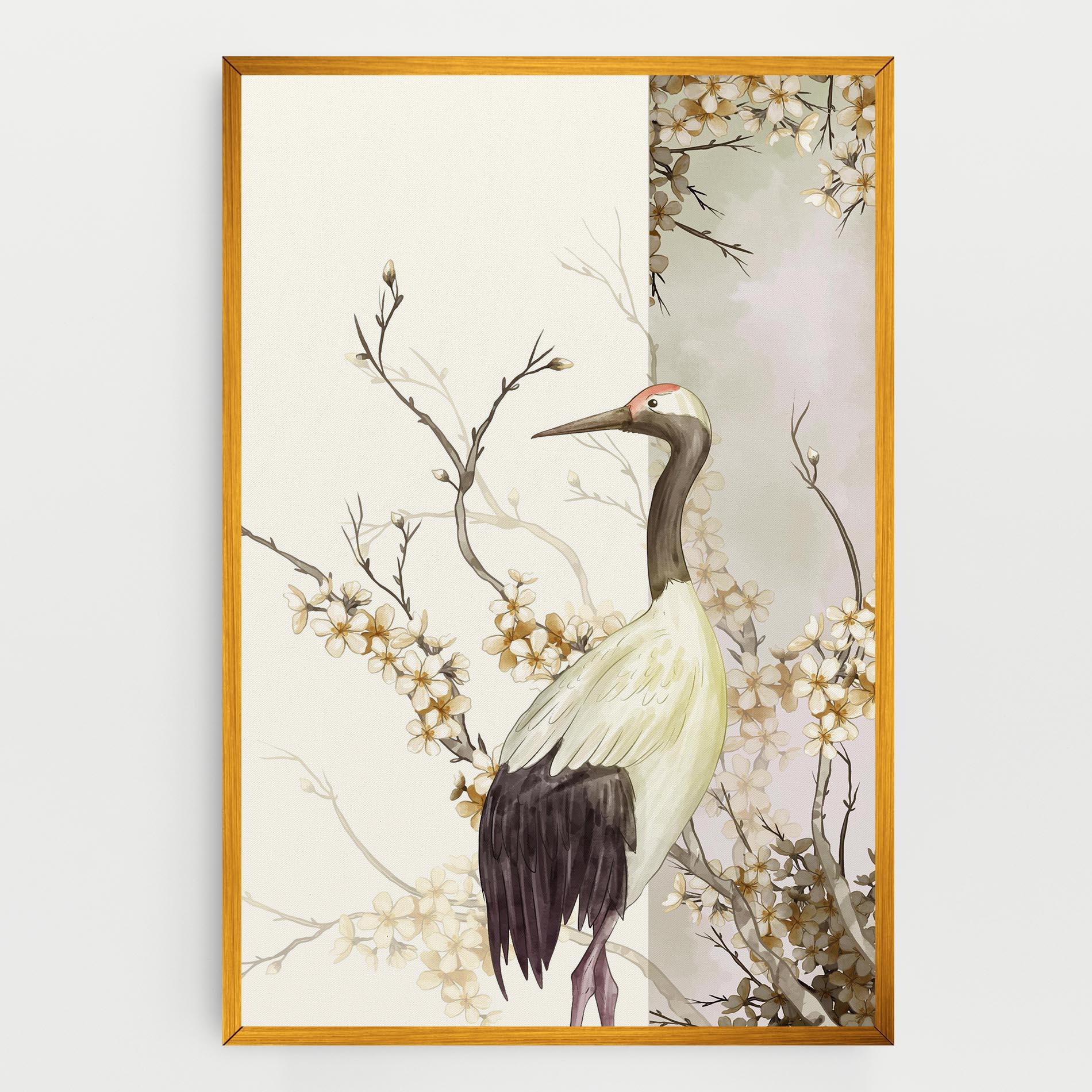 Картина на платно Asian Bird mockup 0