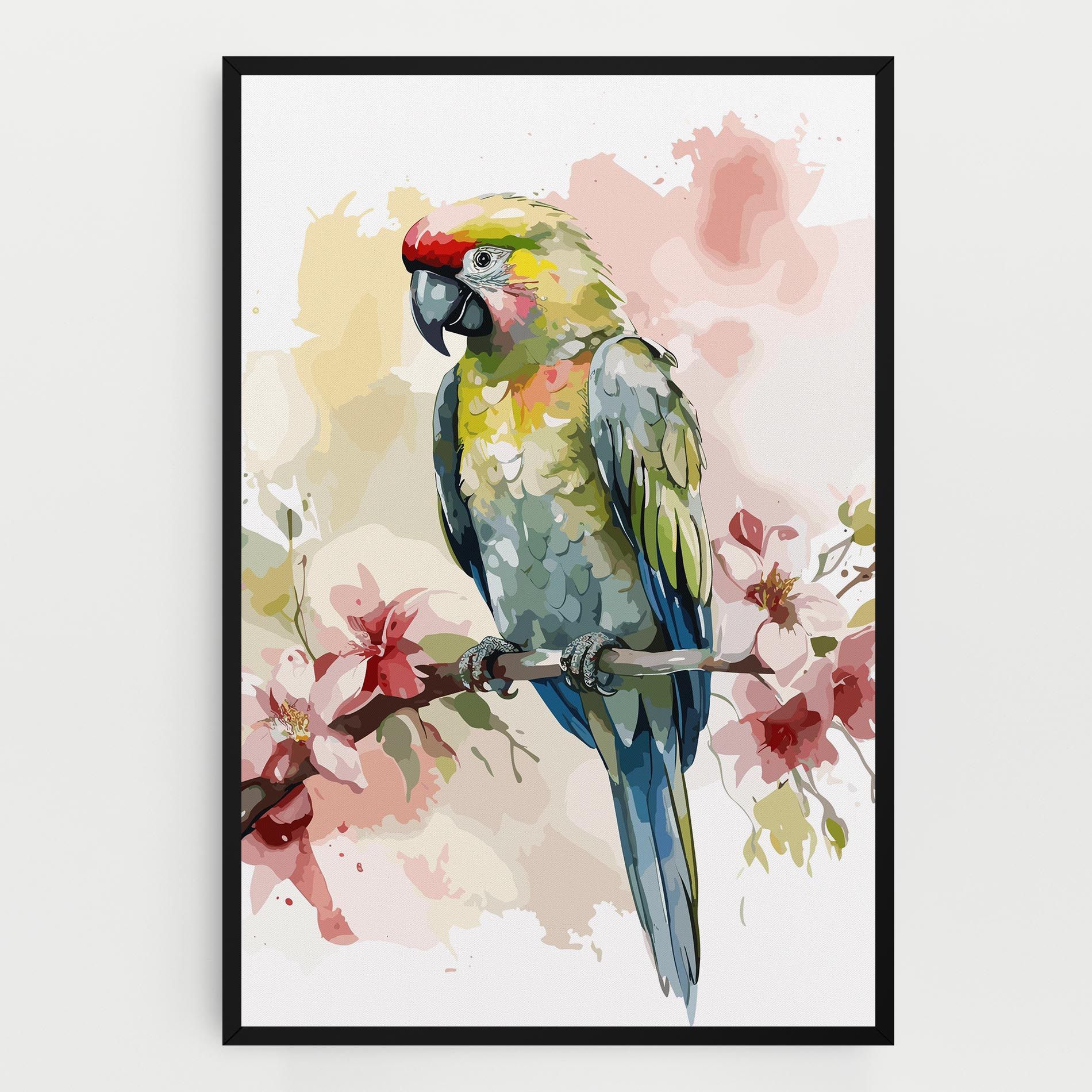 Beautiful Parrot mockup 0