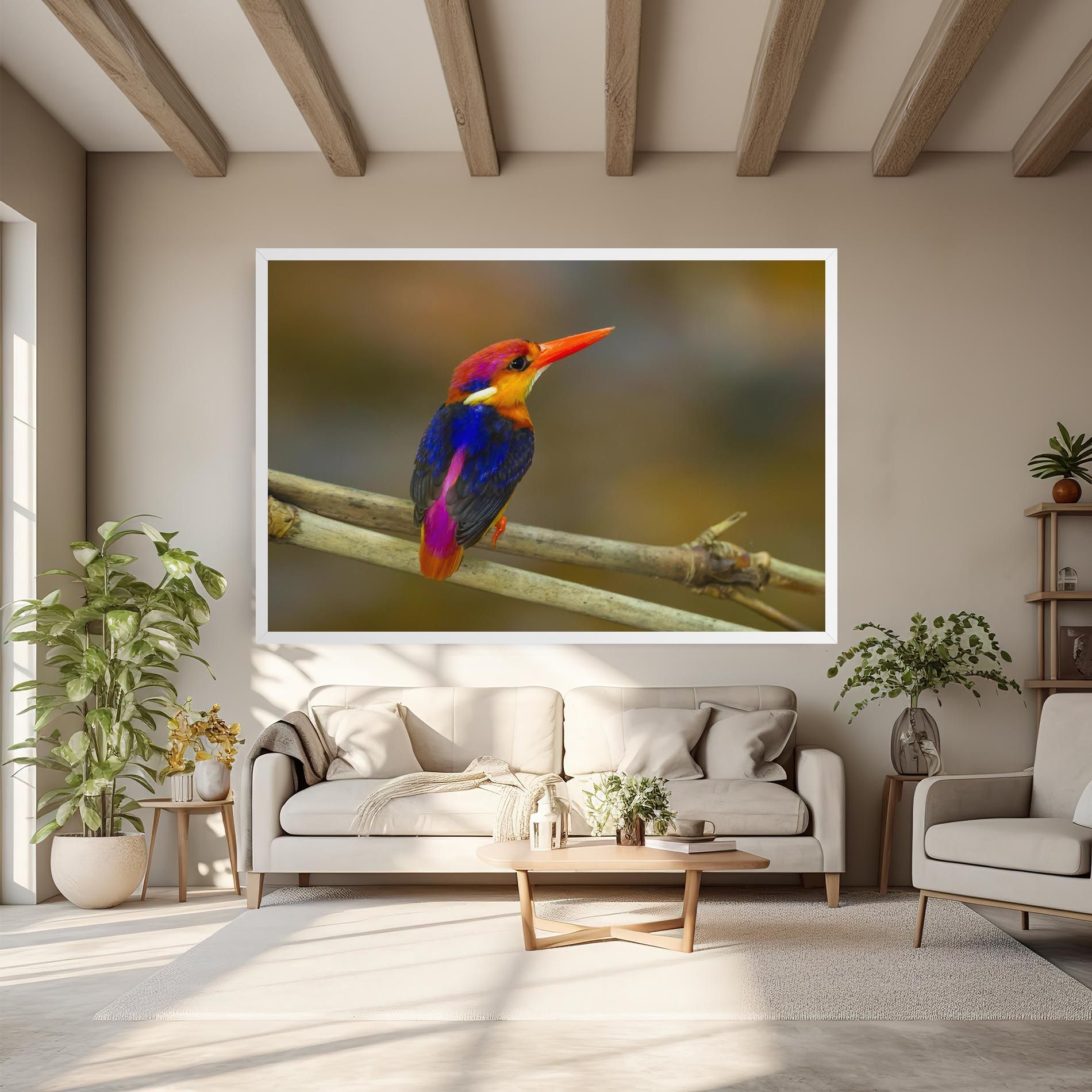Colorful Bird mockup 6