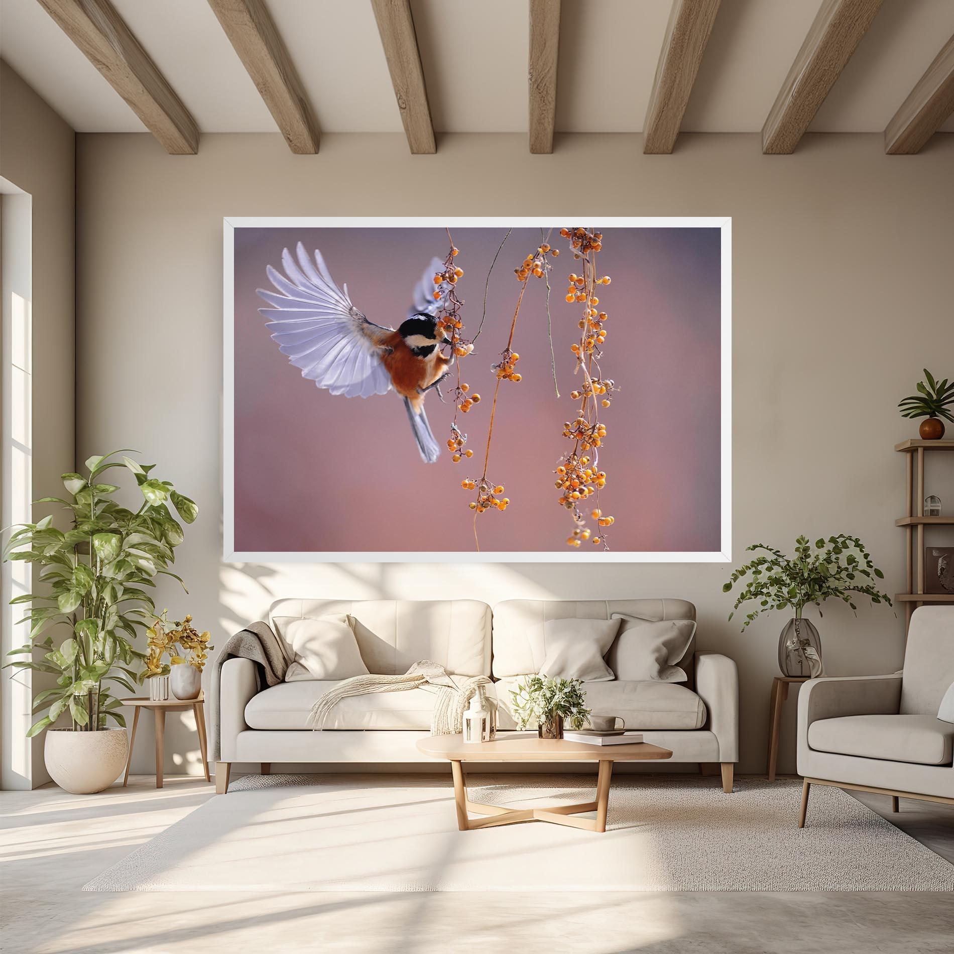 Картина на платно Woodpecker mockup 6